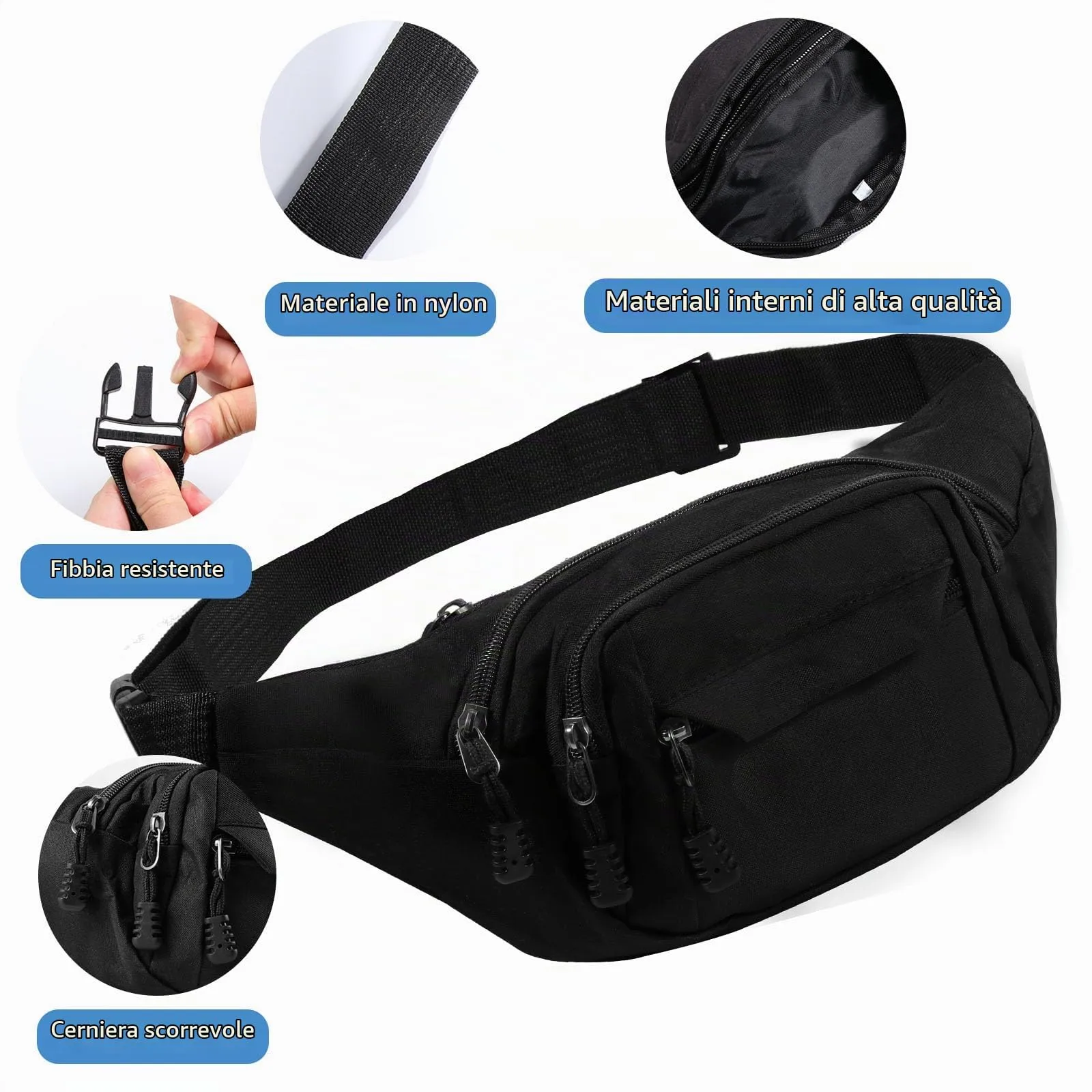 Vinabo Marsupio Sportivo Unisex - immagine 6