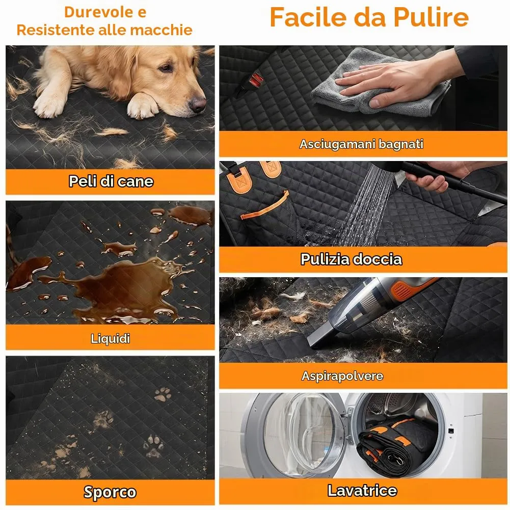 URAQT Coprisedile Auto per Cani, 135 x 45cm - immagine 6