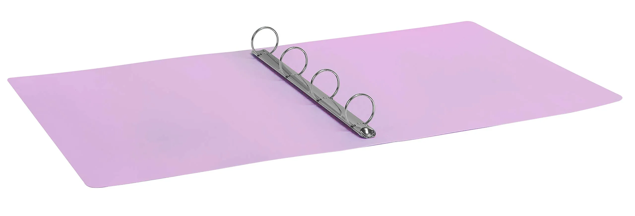 Favorit Raccoglitori A4 Lilla Pastello, PP 22x30cm, diametro 30 mm, Set da 4 - immagine 2
