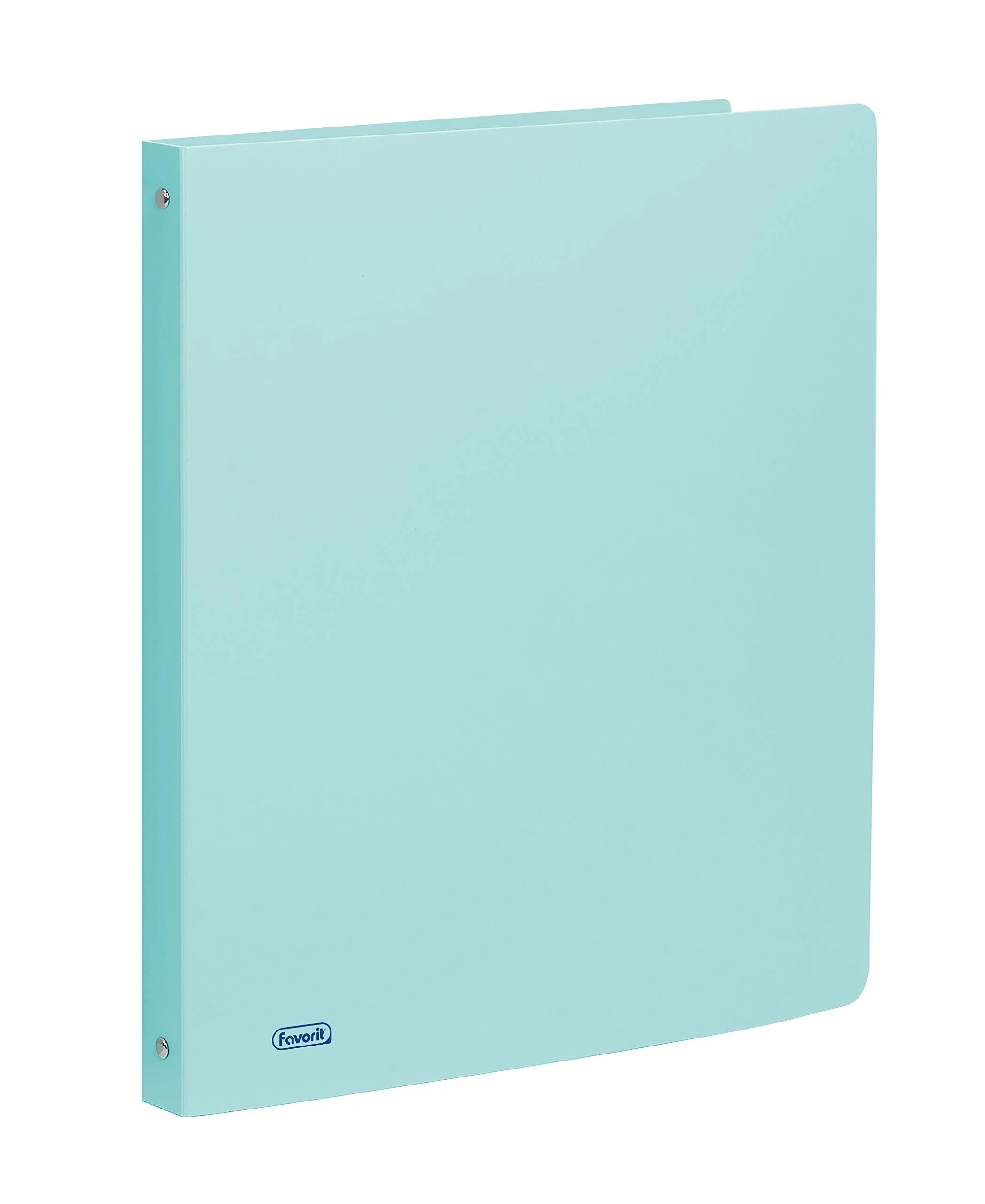 Favorit Raccoglitori A4 Azzurro Pastello, PP 22x30cm, diametro 30 mm, Set da 4 - immagine 2
