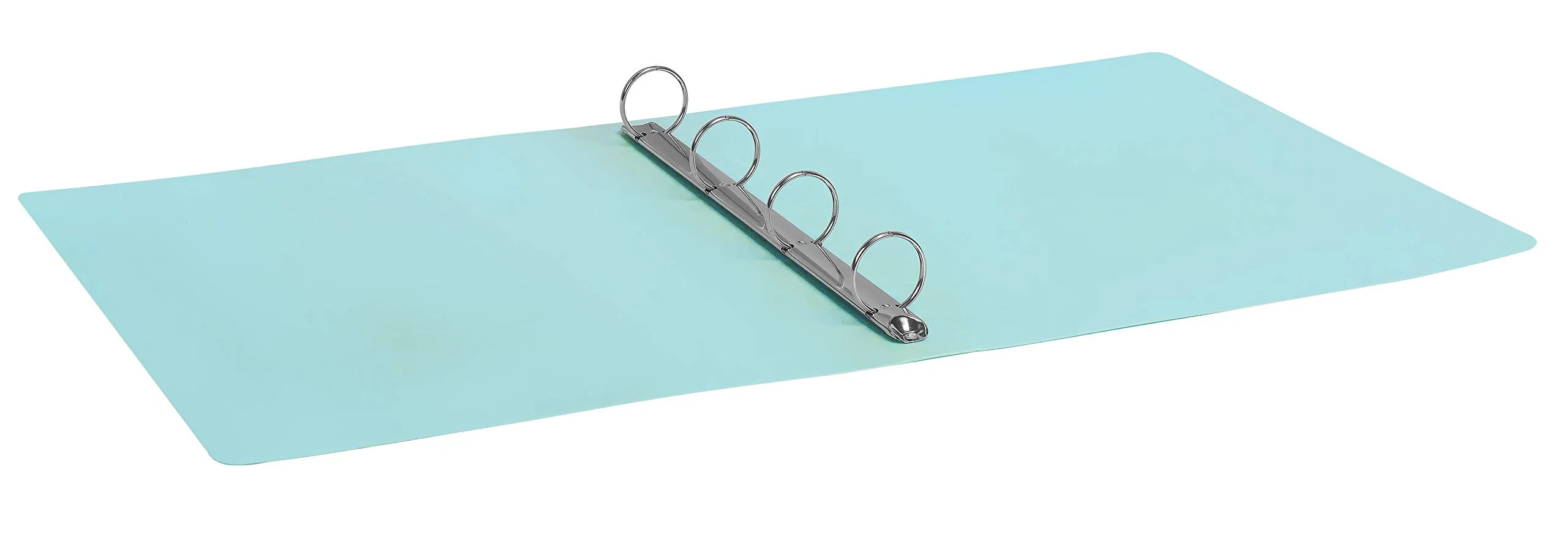 Favorit Raccoglitori A4 Azzurro Pastello, PP 22x30cm, diametro 30 mm, Set da 4 - immagine 3