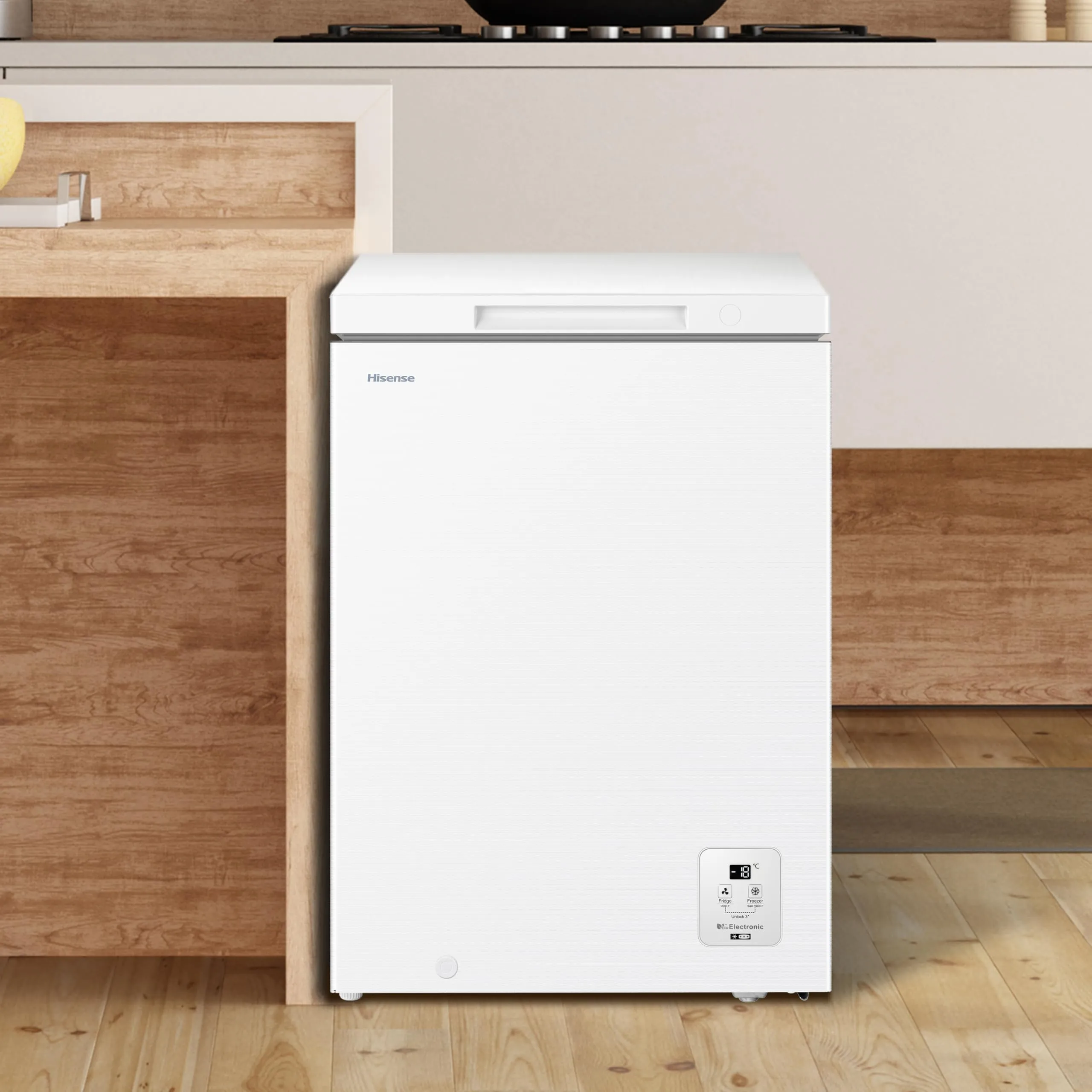Hisense HCF145E Congelatore a Pozzo 141 Litri, Classe E, Bianco - immagine 10