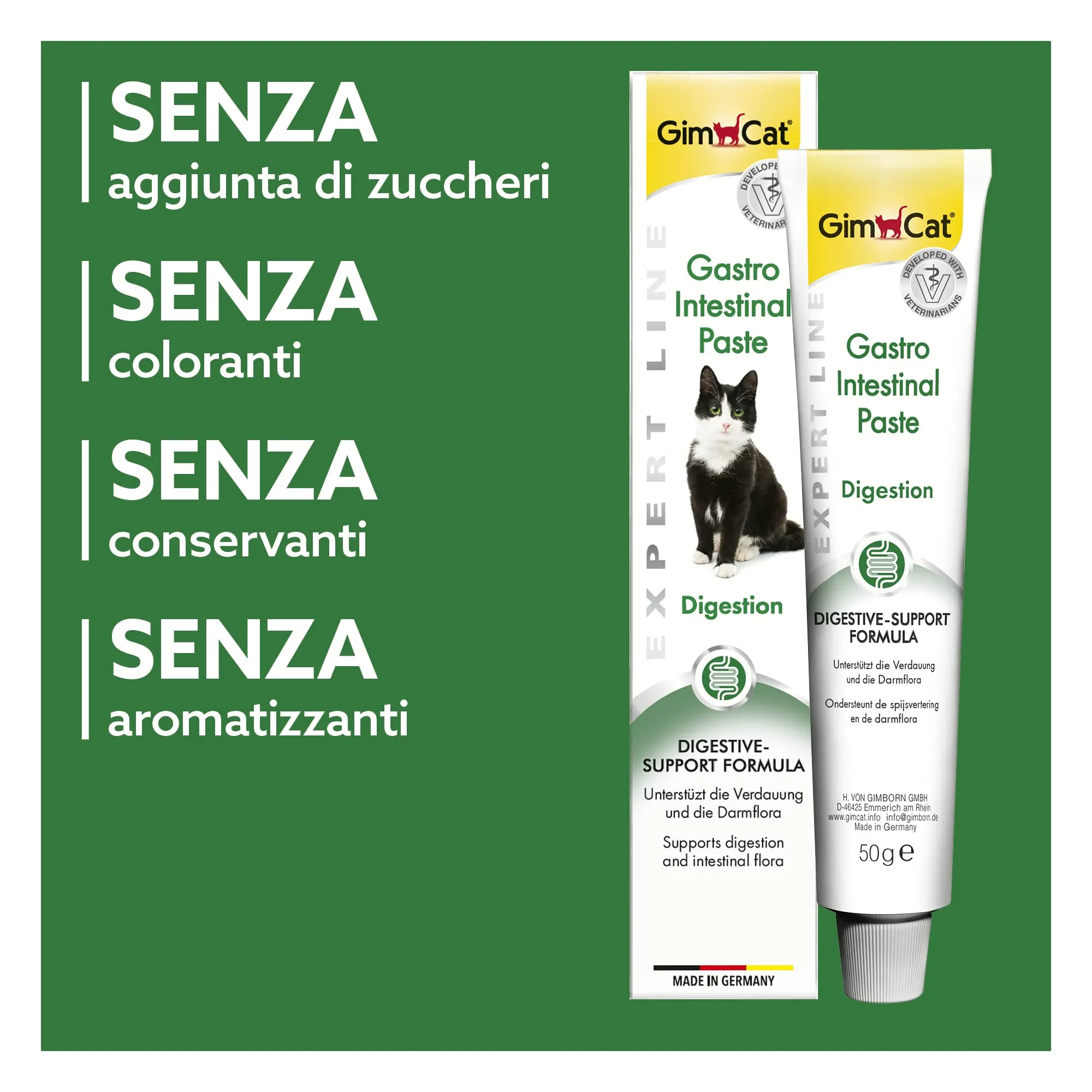 GimCat Expert Line Gastro Intestinal Pasta, 50 g - immagine 5