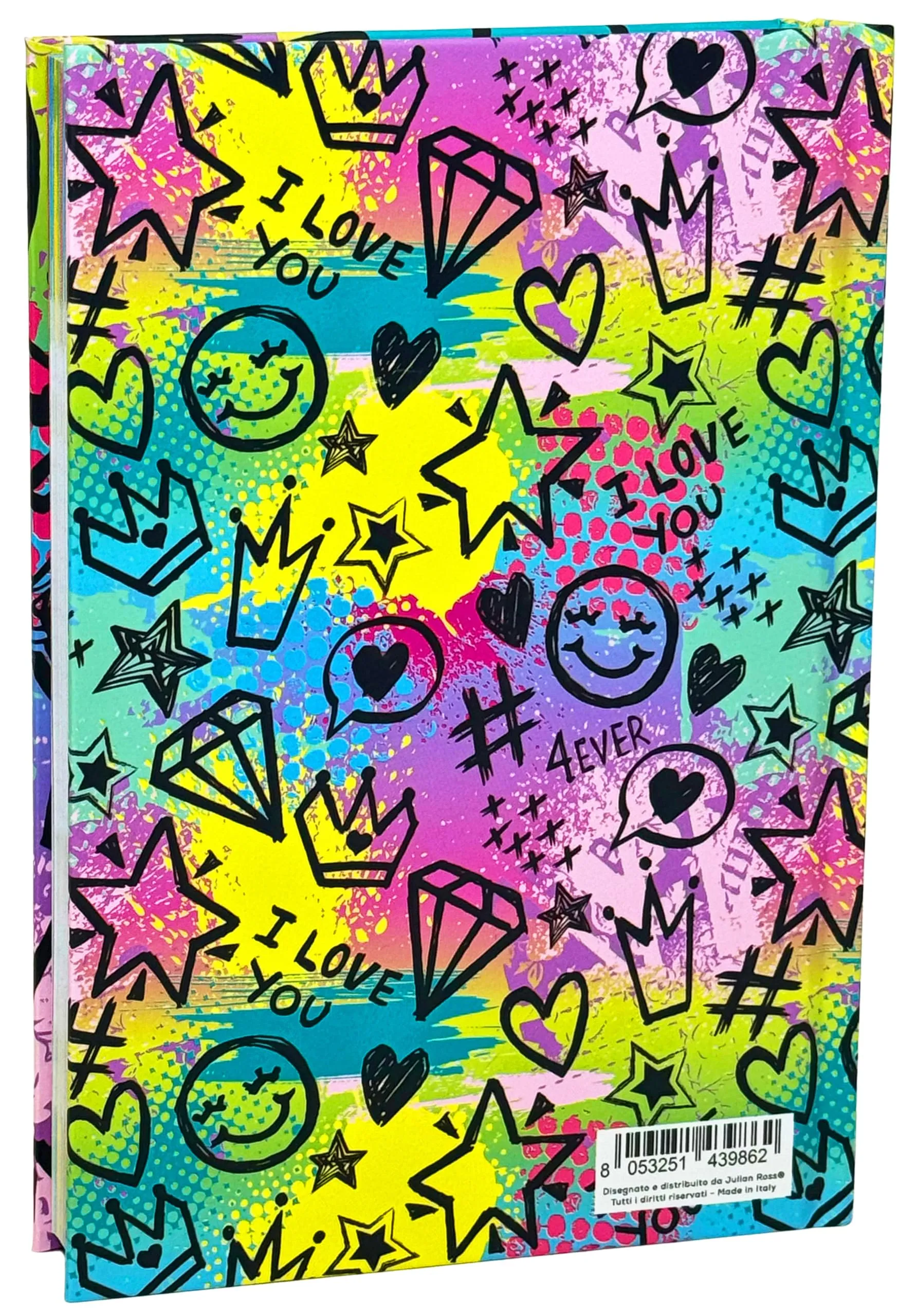 Julian Ross Diario Scuola Bambini Shiny Mood, Non Datato, 320 Pagine, 14,8x21 cm, Copertina Rigida - immagine 3