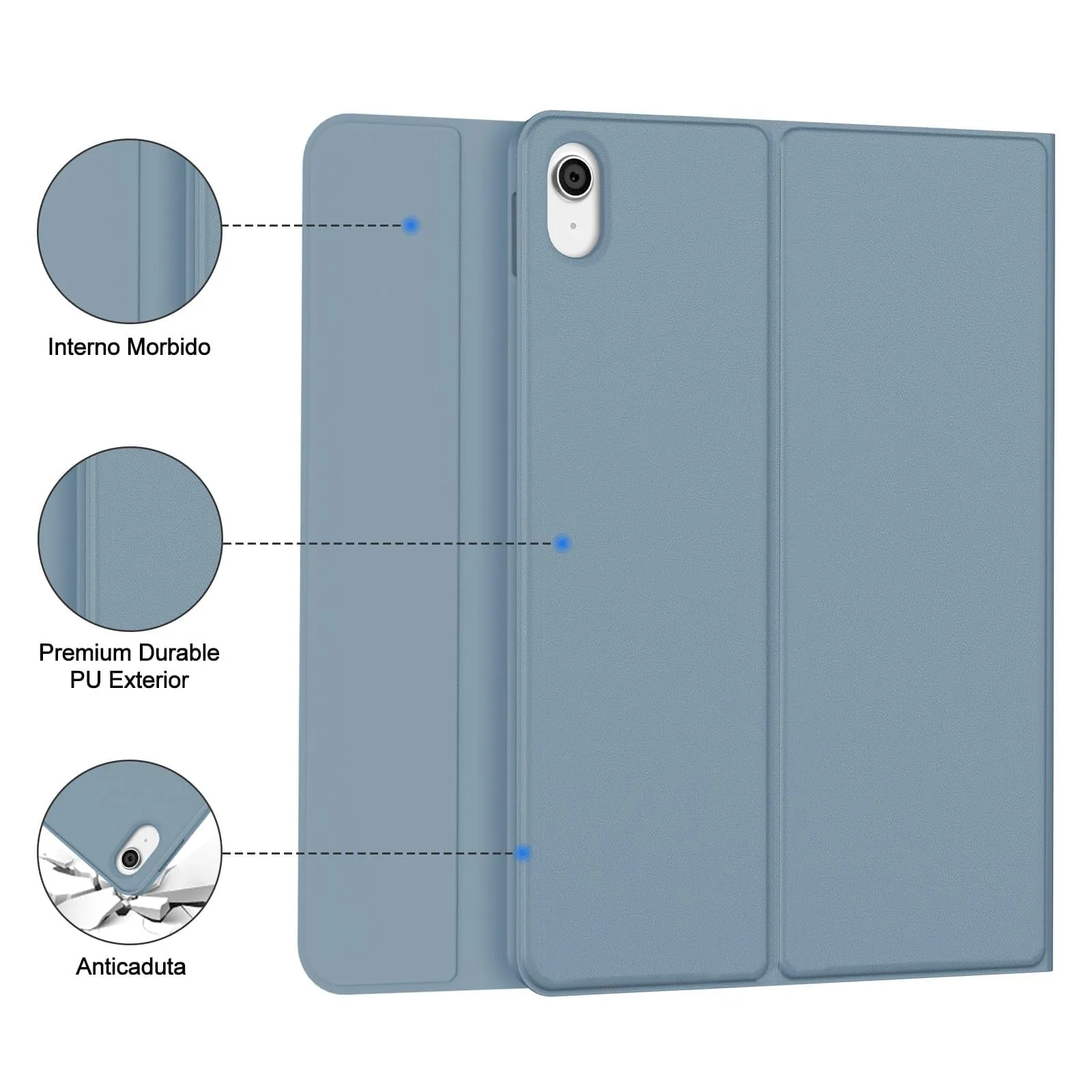 Tastiera per iPad A16 11 Generazione 11" 2025/10 Generazione 2022 10.9" - immagine 8