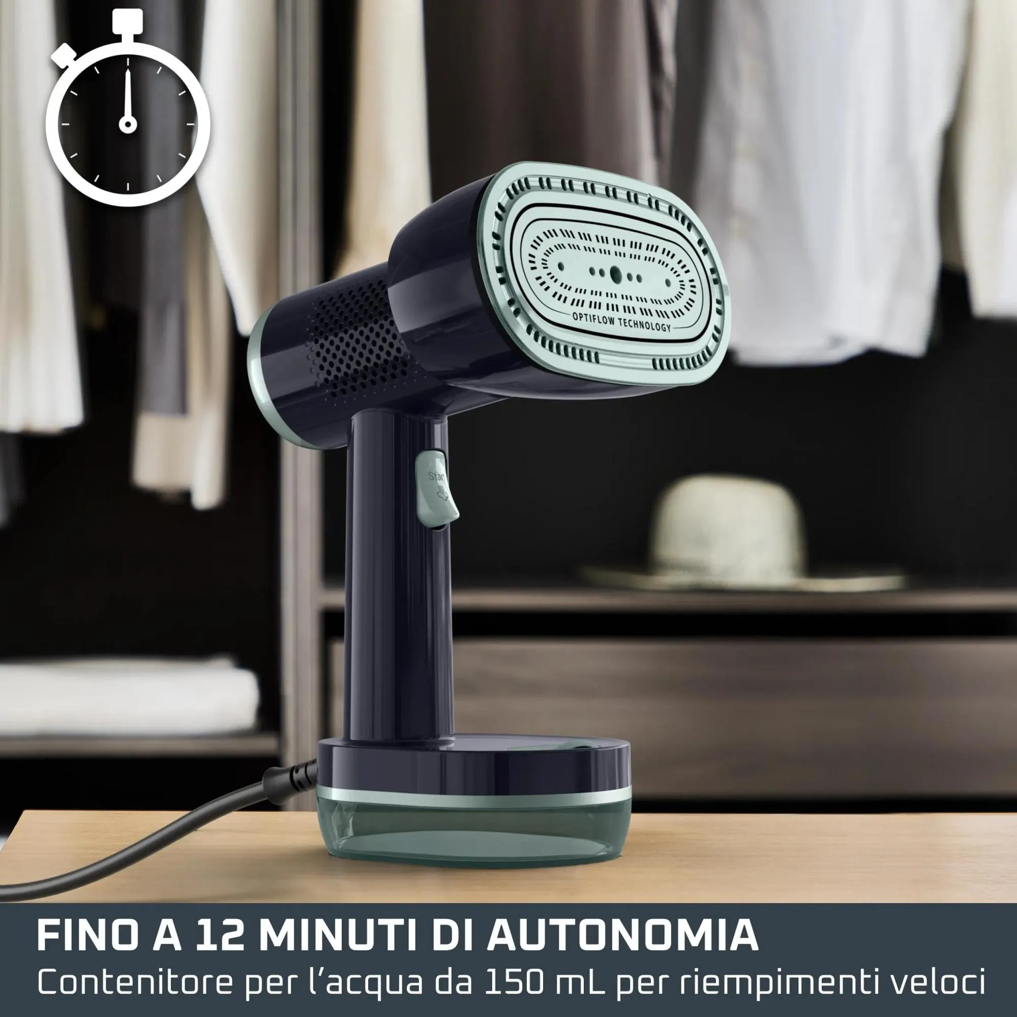 Rowenta AeroSteam S Stiratore Verticale a Vapore DR9314F0 - immagine 6