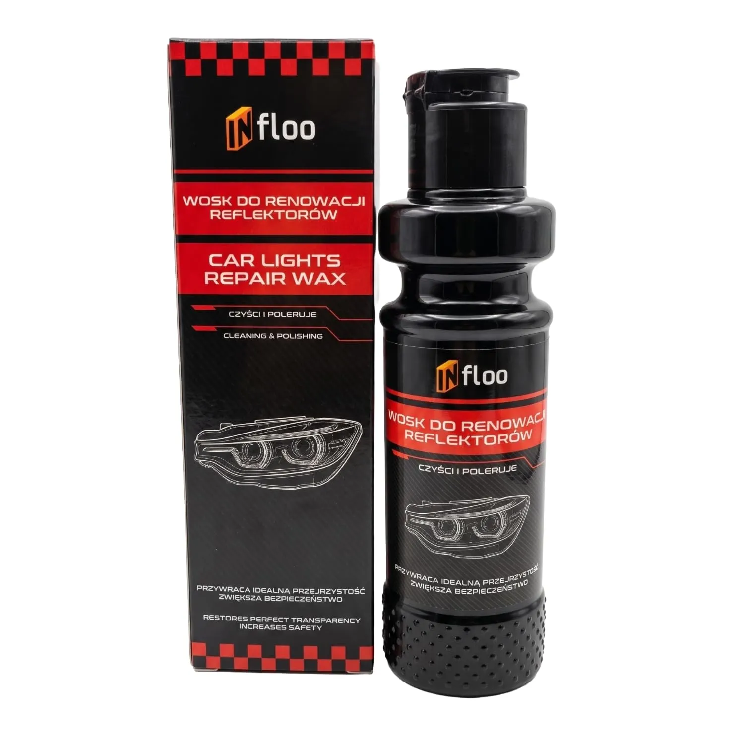 INfloo Cera per Rinnovo Fari Auto, 100 g - immagine 5