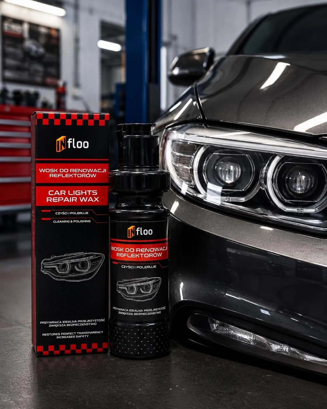 INfloo Cera per Rinnovo Fari Auto, 100 g - immagine 7