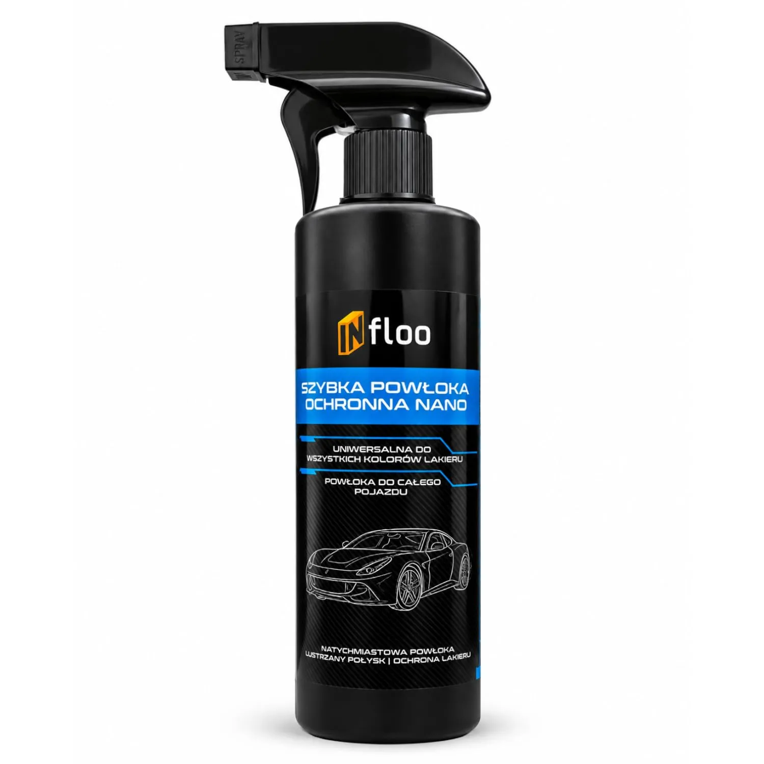INfloo Nano Protezione Vernice Auto, Quick Detailer, 500 ml - immagine 5