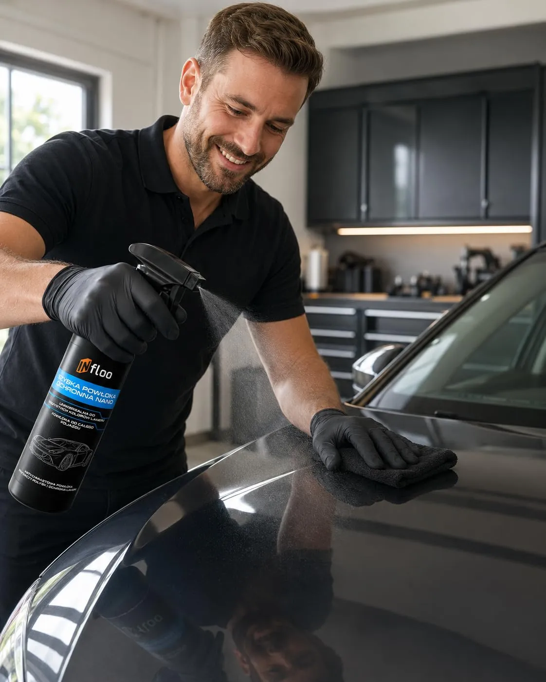 INfloo Nano Protezione Vernice Auto, Quick Detailer, 500 ml - immagine 6