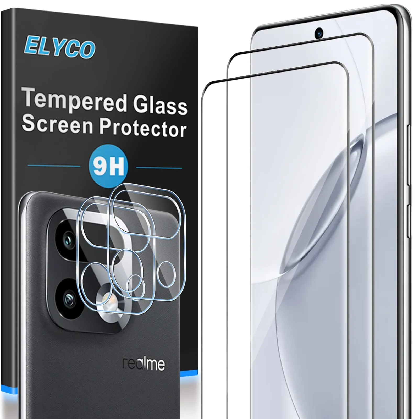 ELYCO Vetro Temperato per Realme 16 Pro Plus 5G, 2+2 Pezzi - immagine 1