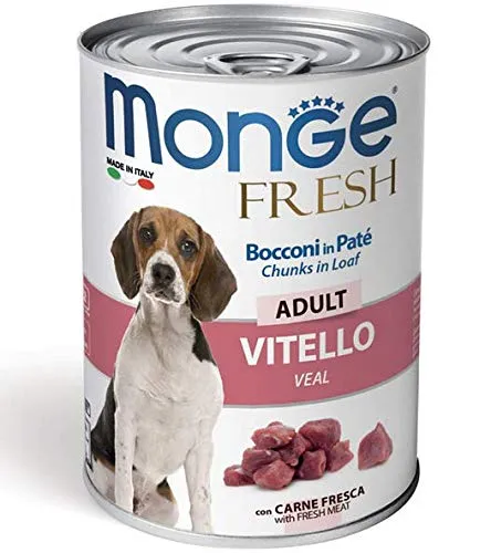 Monge Cibo per cani Fresh Adult Natural Superpremium, 20 scatolette da 400 gr - immagine 3