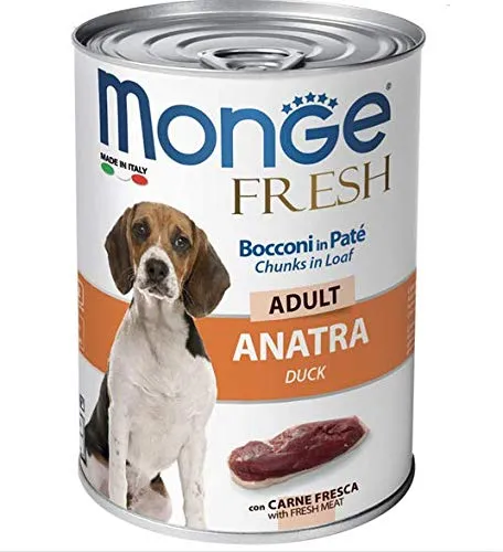 Monge Cibo per cani Fresh Adult Natural Superpremium, 20 scatolette da 400 gr - immagine 5