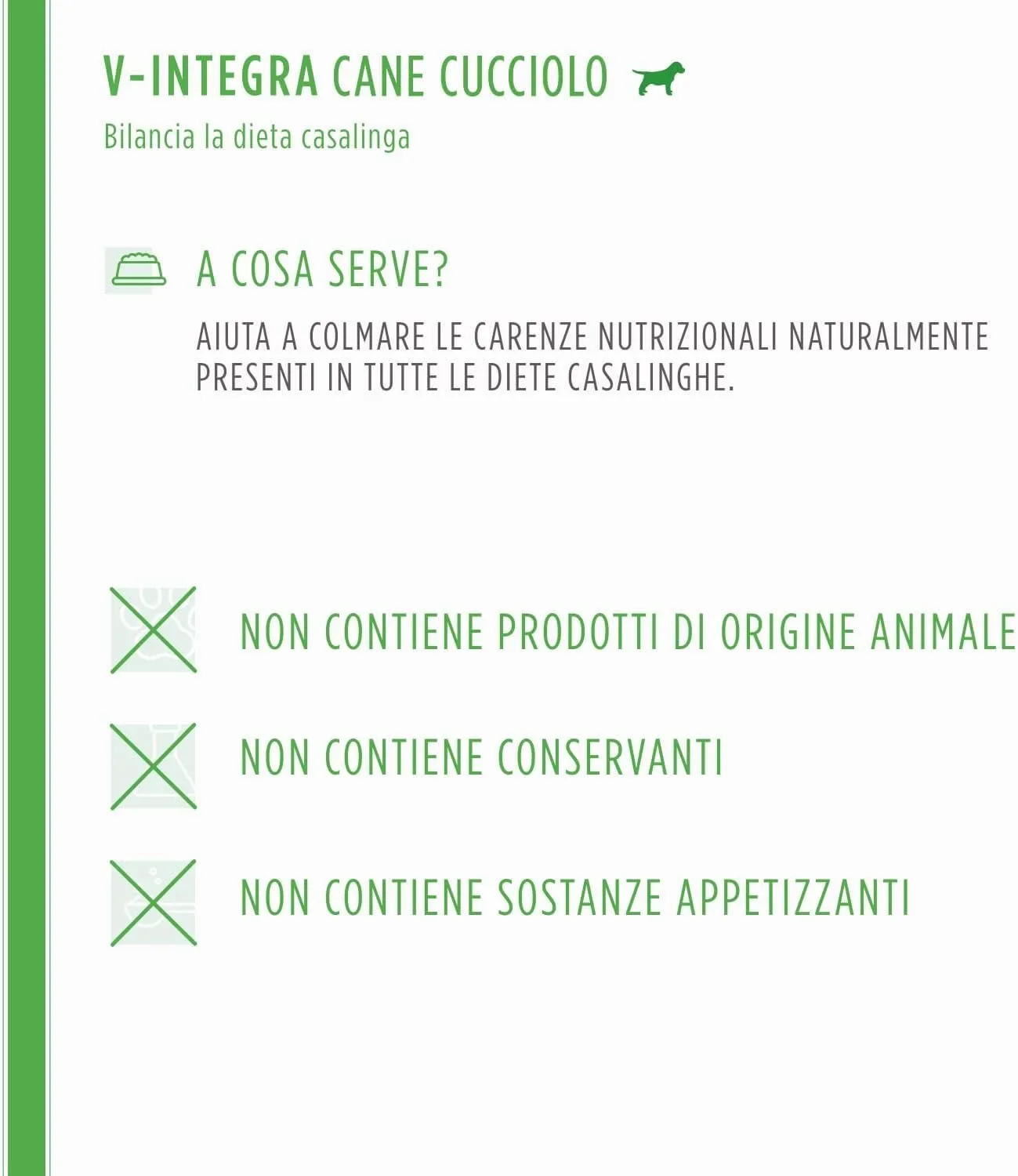 V-INTEGRA Cane Cucciolo Integratore Multivitaminico 500g - immagine 4