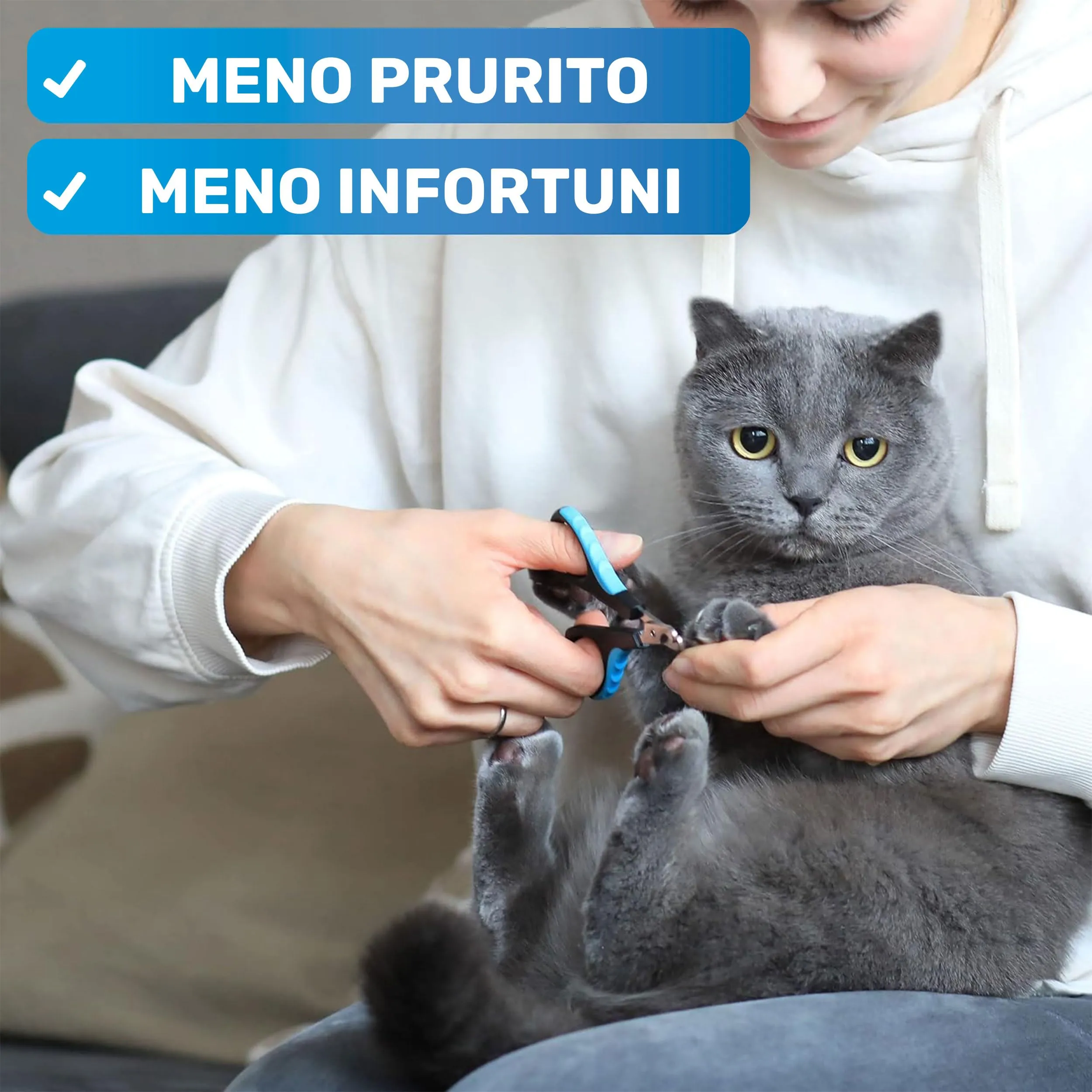 BluePet Tagliaunghie per Cane e Gatto per Piccoli Animali - immagine 3