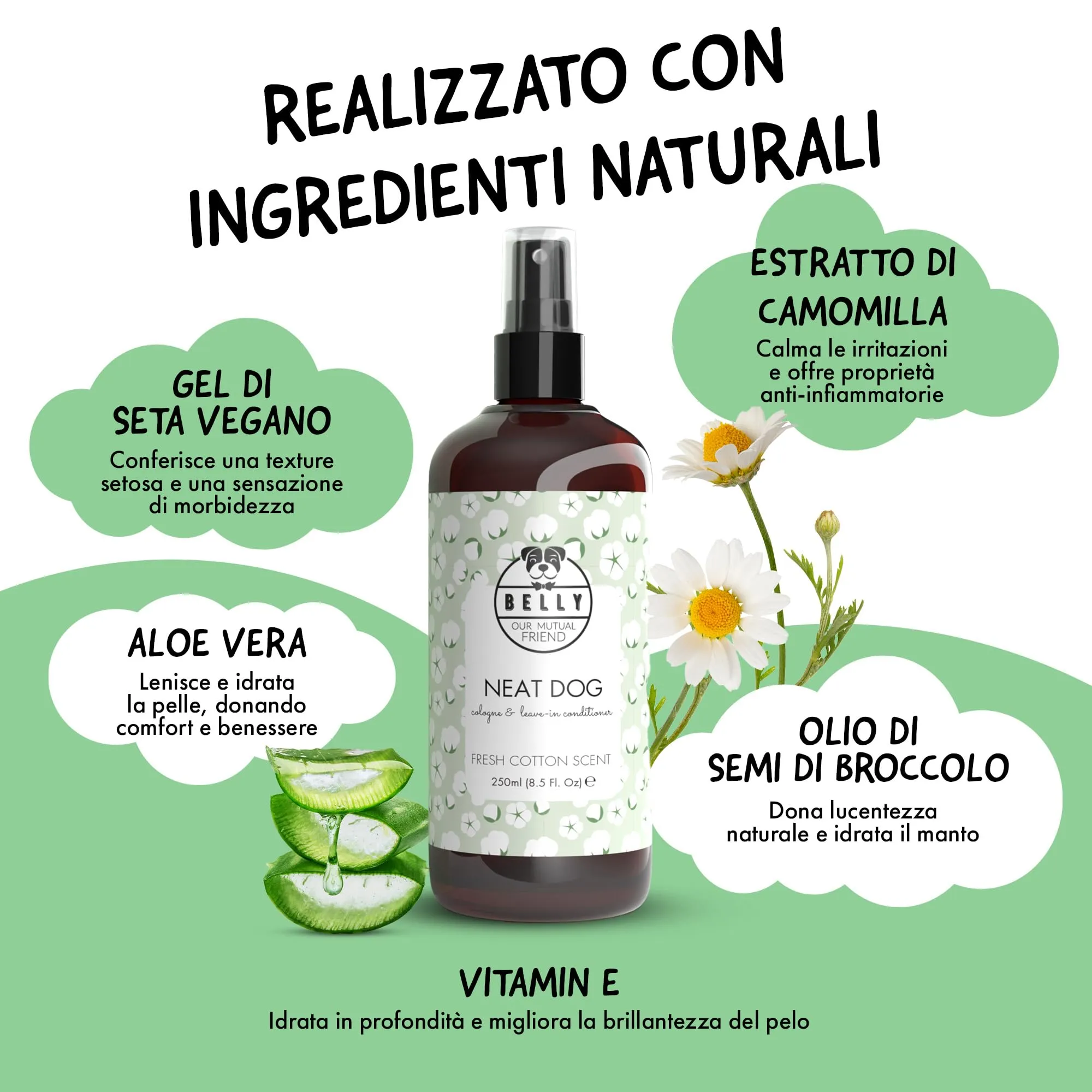 Belly Profumo per Cani ai Fiori di Cotone, 250 ml - immagine 3