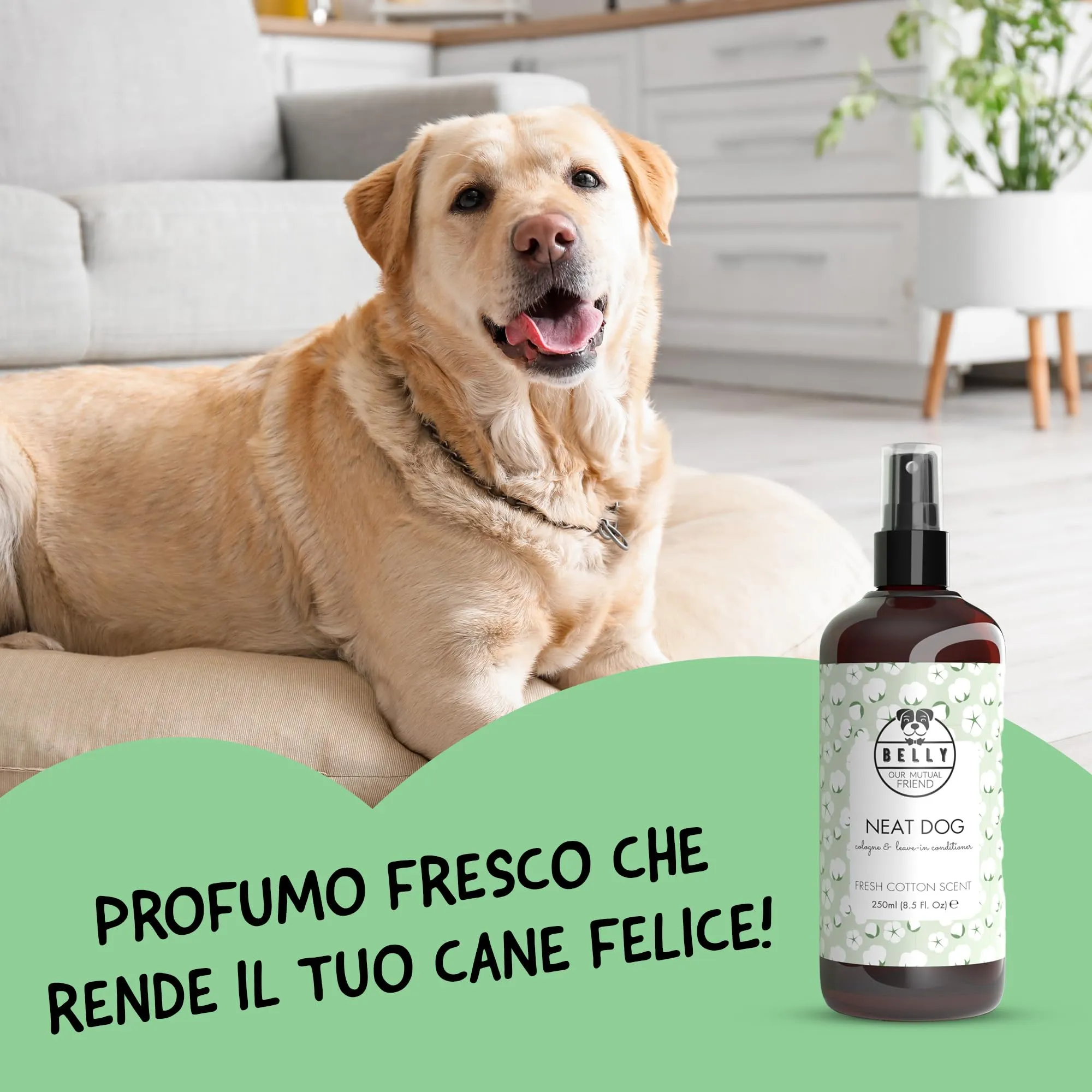 Belly Profumo per Cani ai Fiori di Cotone, 250 ml - immagine 5