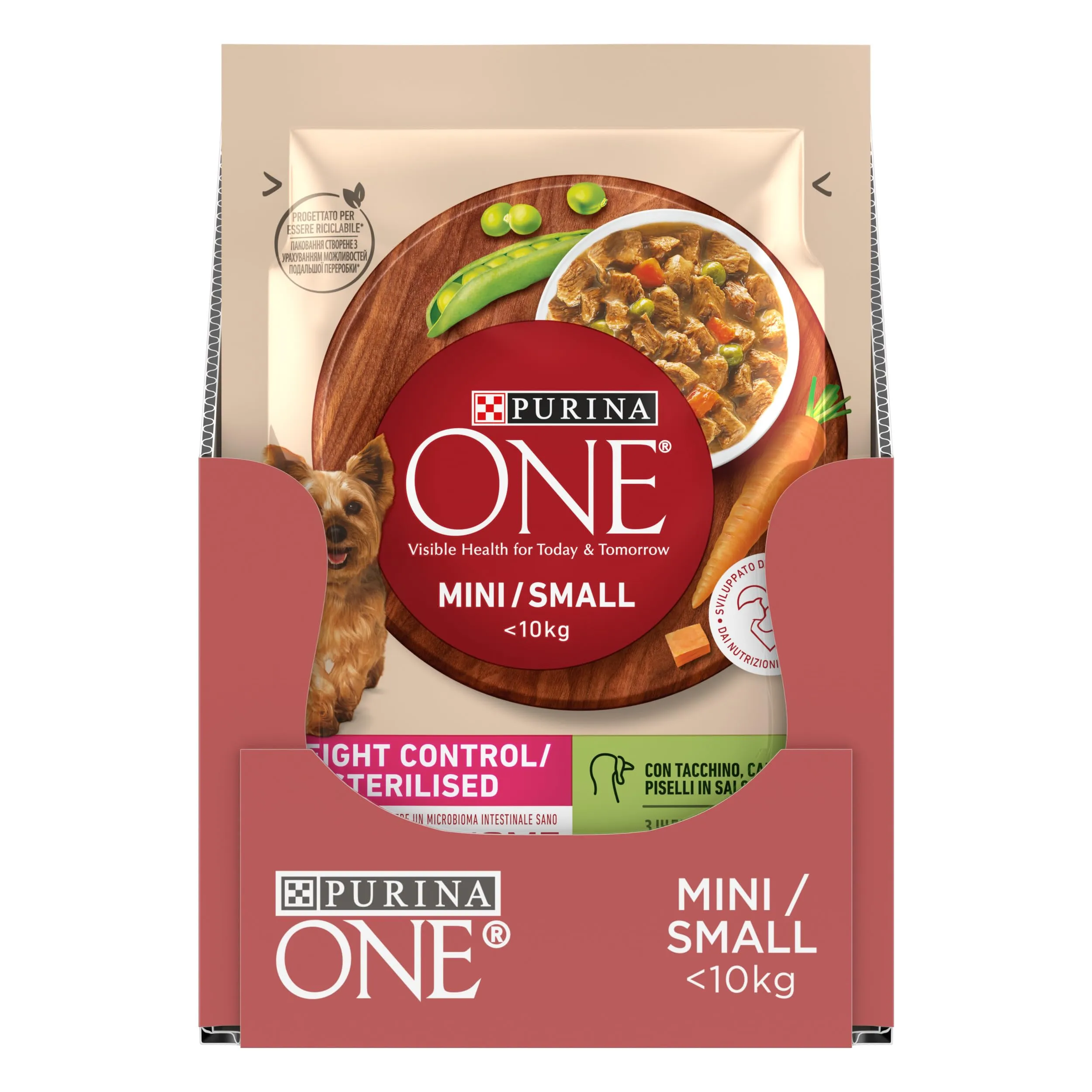 Purina One Small&Mini Cibo Umido per Cani Adulti, 26 x 85g - immagine 2