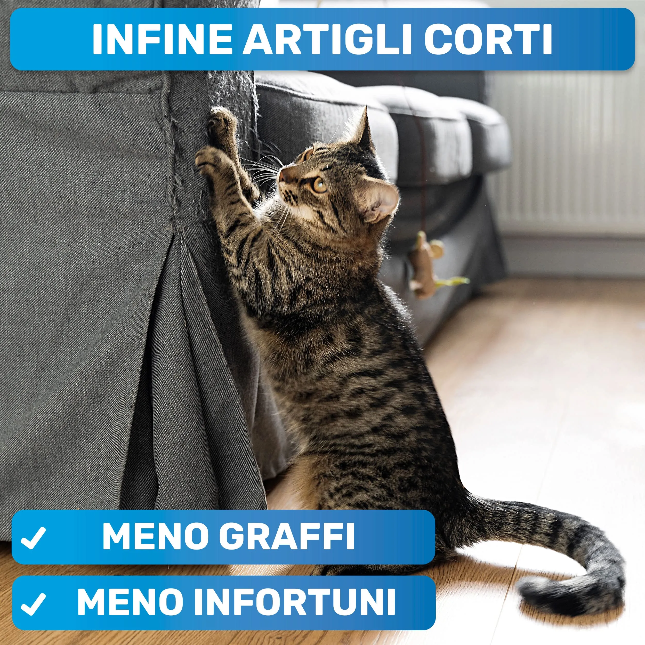 BluePet Tagliaunghie per Cane e Gatto, Forbici per Piccoli Animali, Rosa - immagine 2