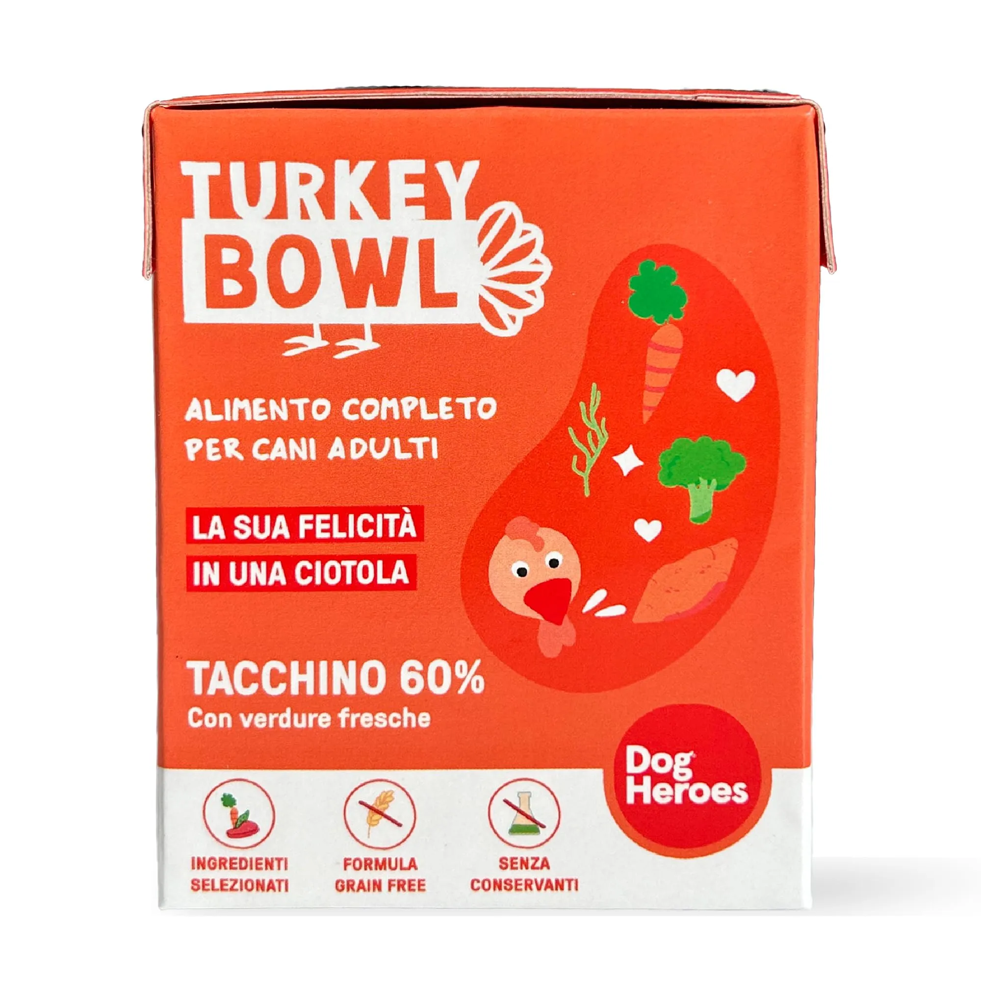 Dog Heroes Cibo Umido per Cani Tacchino (60%), 36x390g - immagine 2