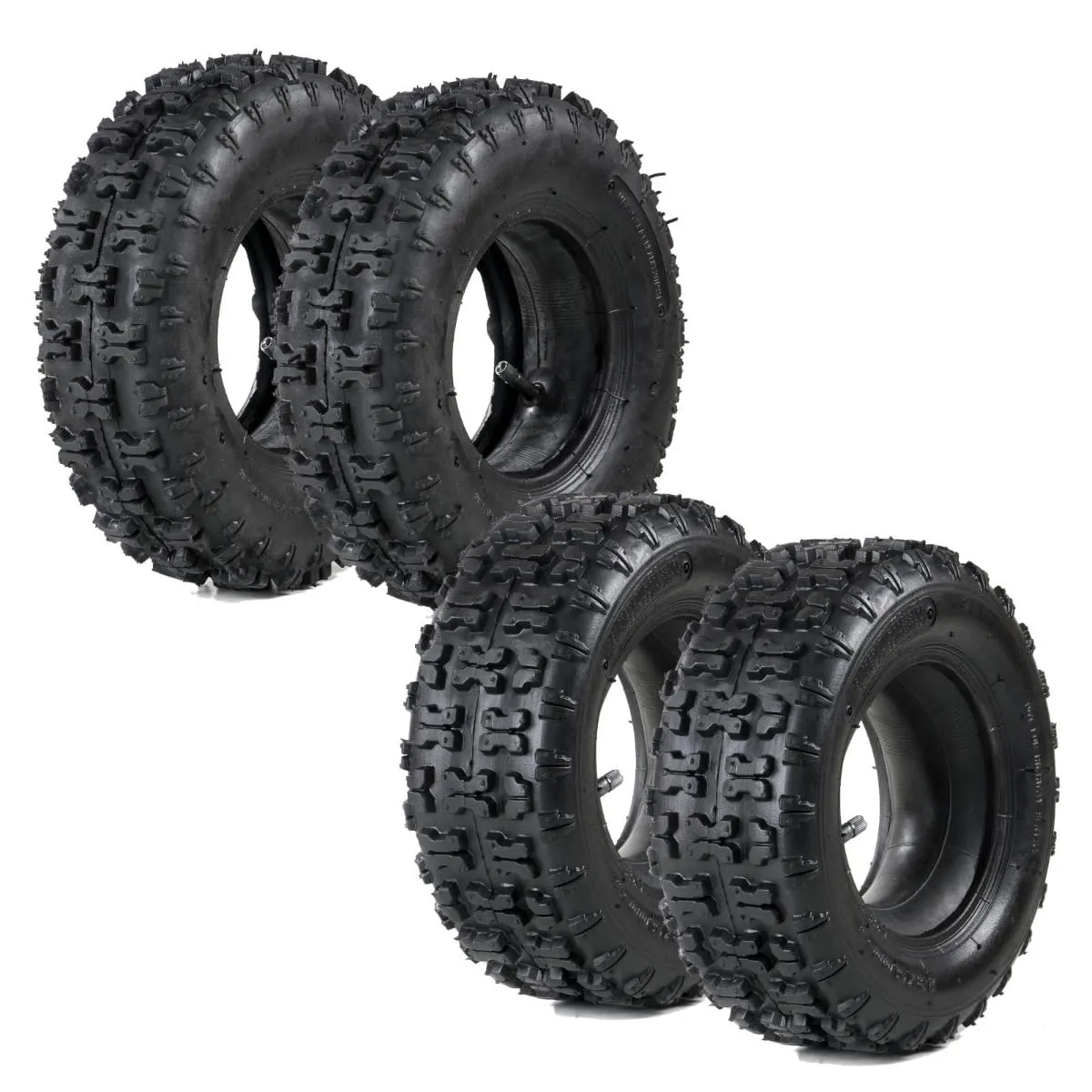 STI Treno Gomme 4.10-6” e 13x5.00-6” con Camera d'Aria per ATV, Quad, Trattorino e Golf Cart - immagine 1