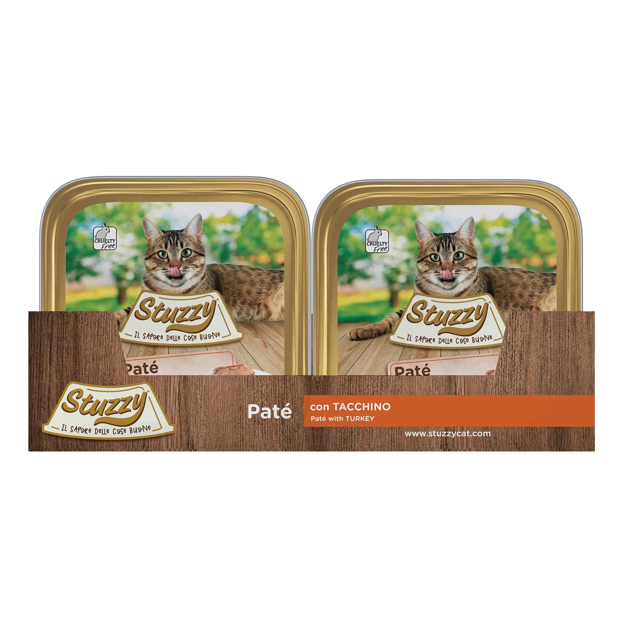 Stuzzy Cibo Umido Completo per Gatti Adulti, Patè con Tacchino, 32 x 100 g - immagine 4