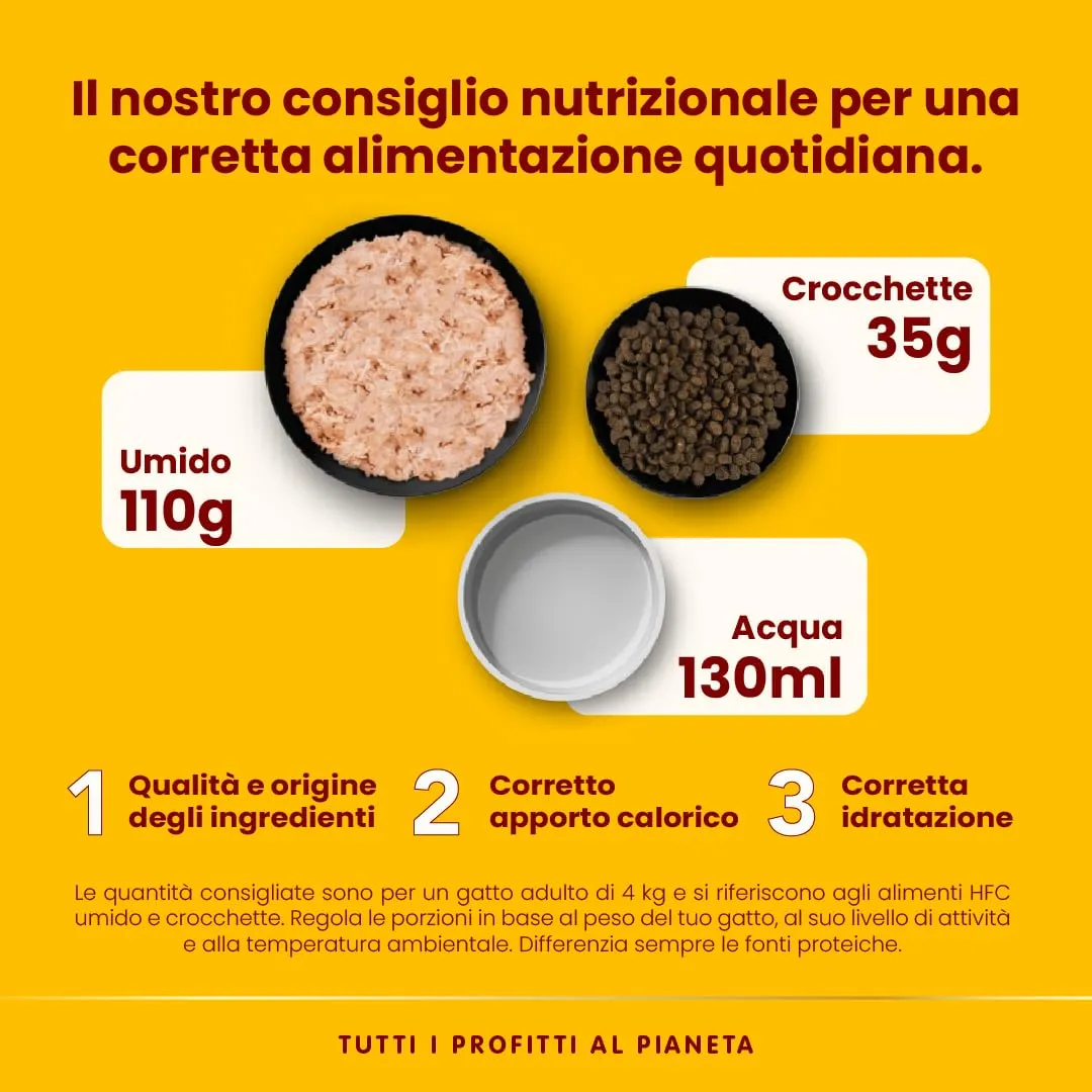 Almo Nature HFC Natural Alimento Umido per Gatti, Pollo e Tonno, 420 g (6 x 70 g) - immagine 4