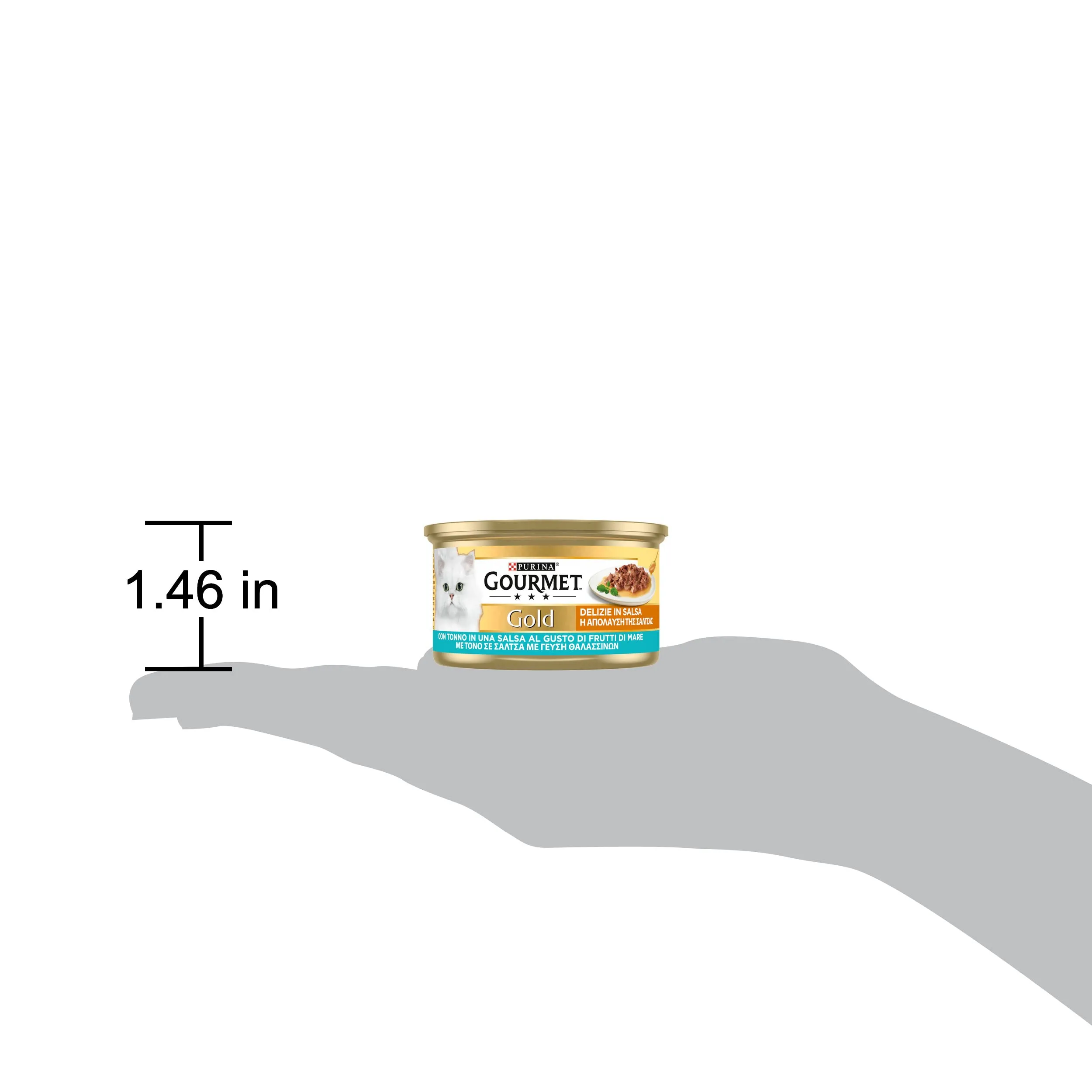 Gourmet Gold Delizie in Salsa Cibo Umido per Gatti Adulti Filettini con Tonno, 24 Lattine da 85g - immagine 4