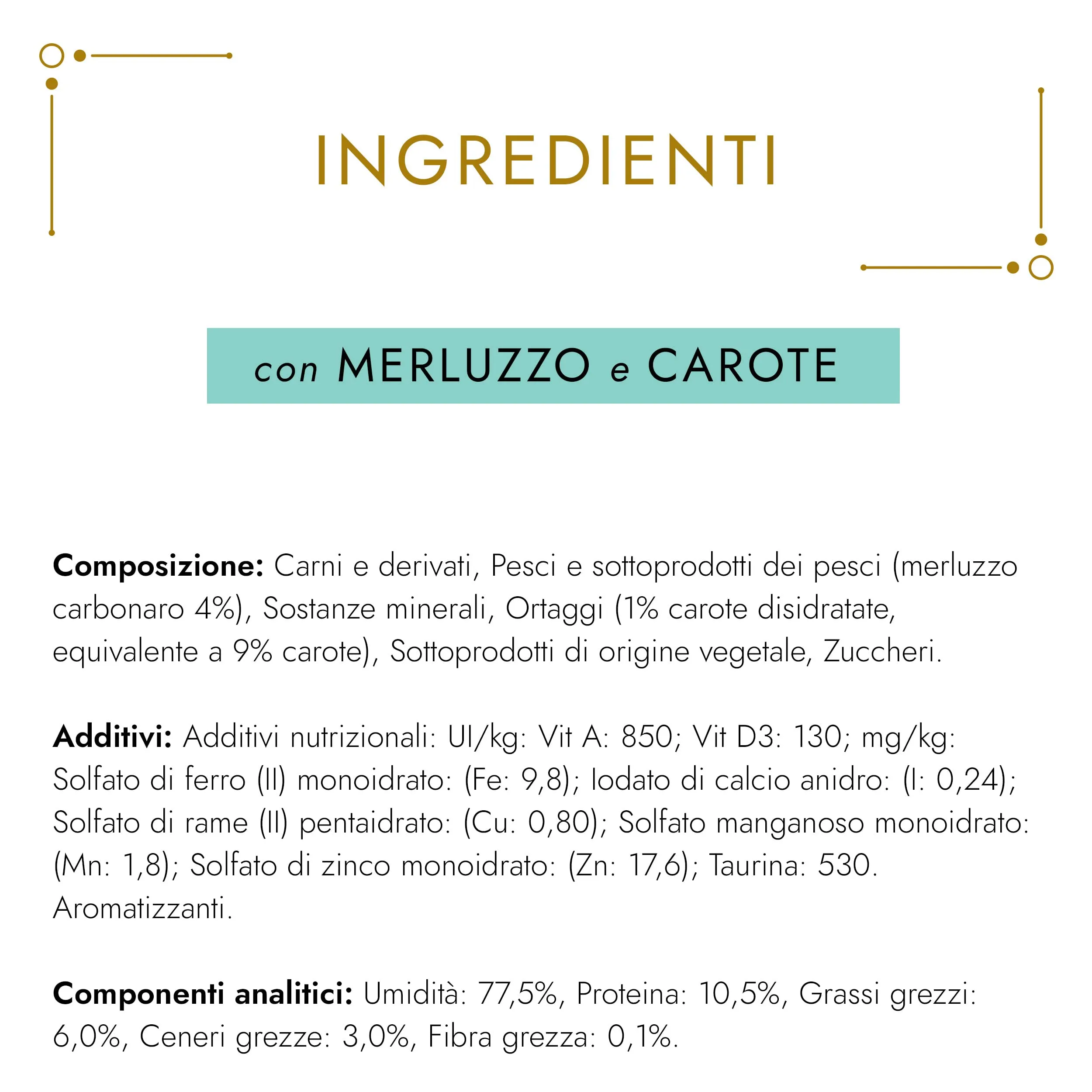 Gourmet Gold Cibo Umido per Gatti Adulti Mousse con Merluzzo e Carote, 24 x 85g - immagine 5