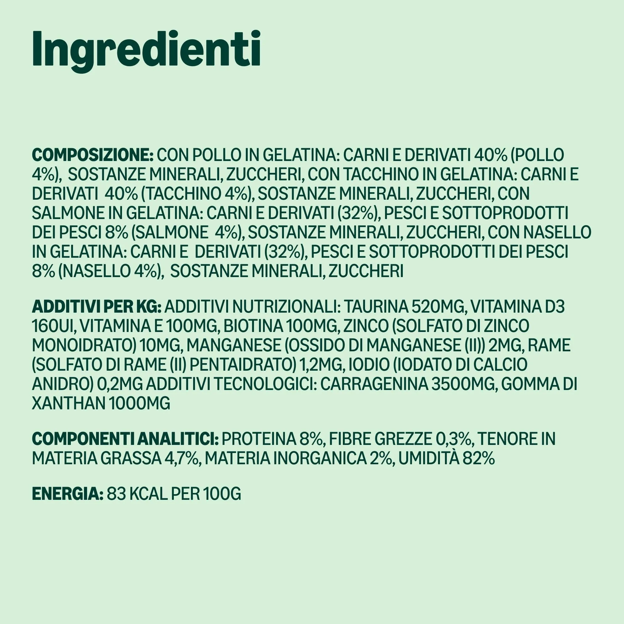 by Amazon Alimento completo senza cereali per gatti adulti, selezione mista in gelatina, 4,8 kg (48 x 100 g) - immagine 6