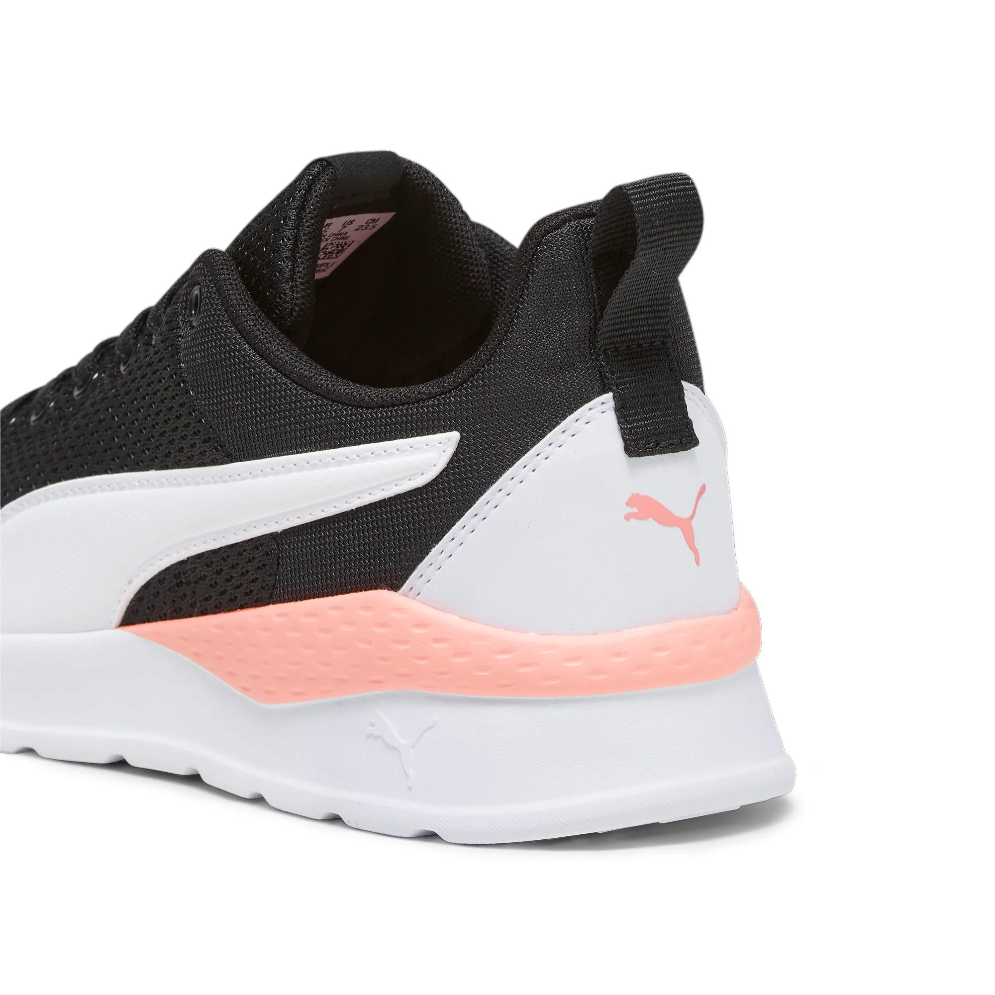Puma Anzarun Lite Unisex Sneakers - Puma Black Puma White Peach Smoothie, 37.5 EU - immagine 8