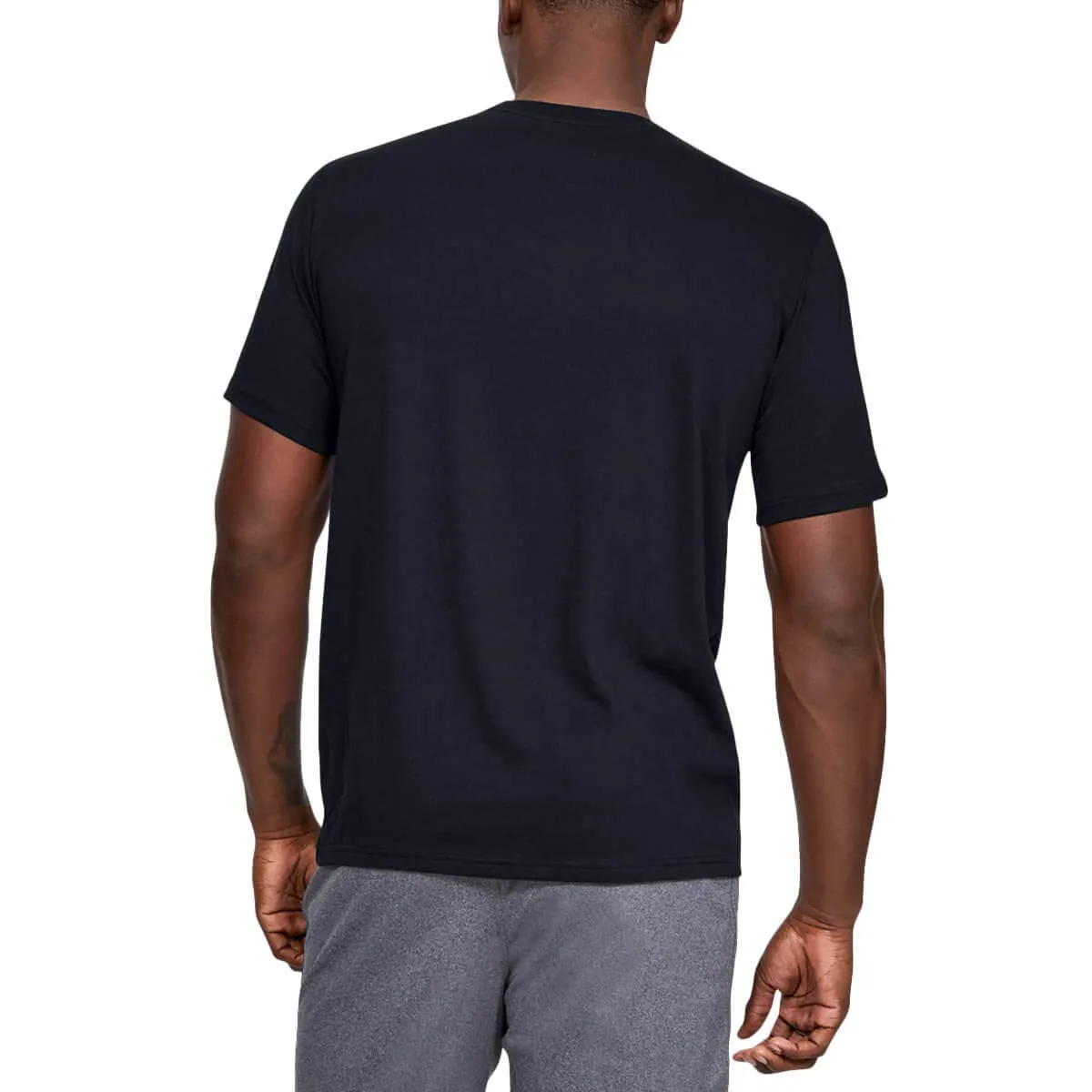 Under Armour GL Foundation Maglietta Manica Corta con Logo, Uomo, 001 Noir, XS - immagine 2