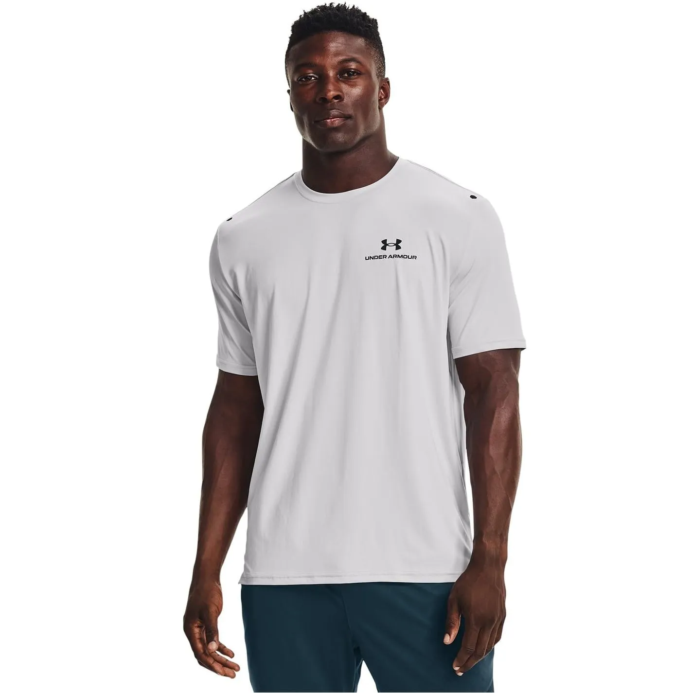 Under Armour Rush Energy Maglietta - Halo Gray - S - immagine 2