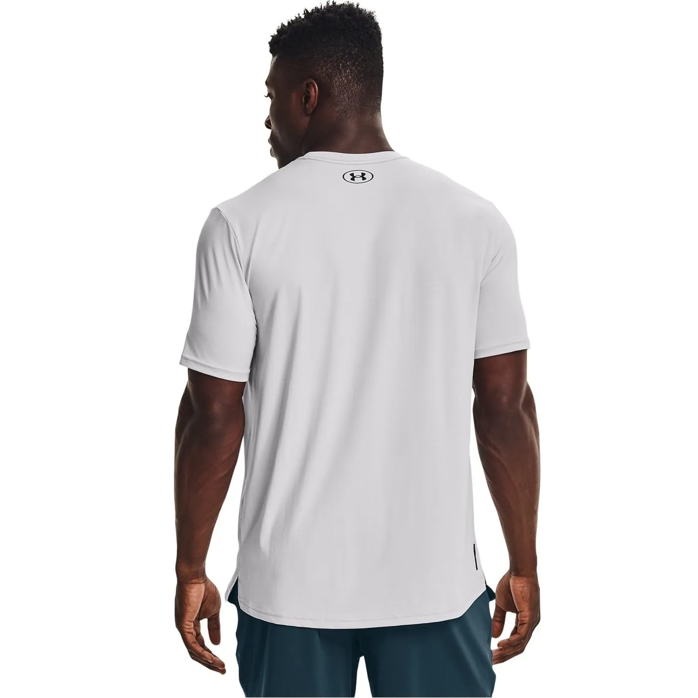 Under Armour Rush Energy Maglietta - Halo Gray - S - immagine 3