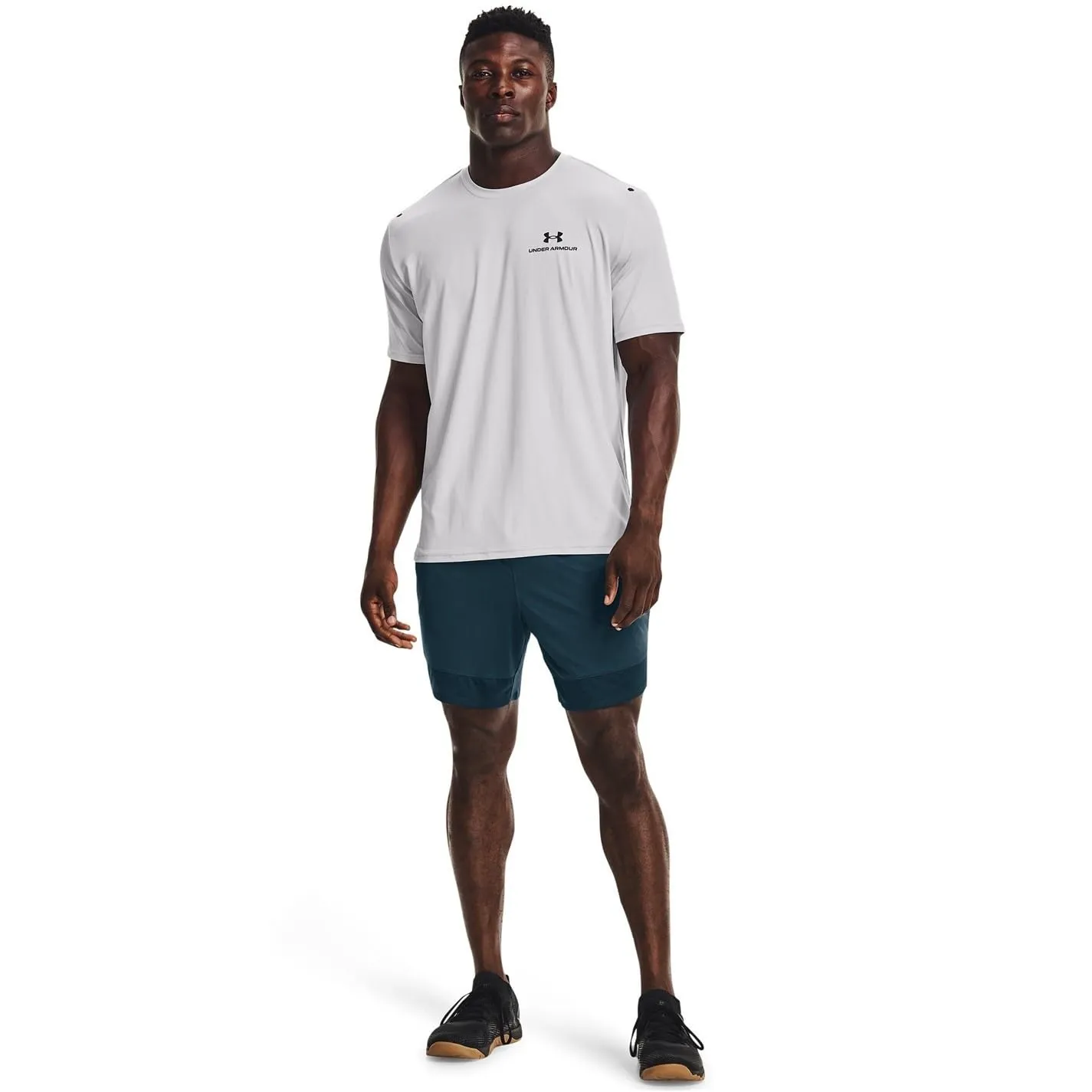 Under Armour Rush Energy Maglietta - Halo Gray - S - immagine 4