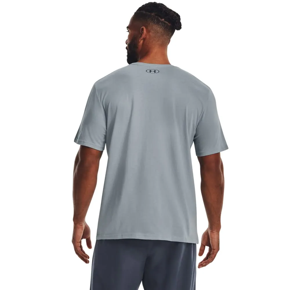 Under Armour Global Foundation T-Shirt Uomo - Blu Porto/Bianco, XS - immagine 2