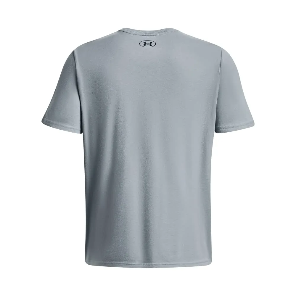 Under Armour Global Foundation T-Shirt Uomo - Blu Porto/Bianco, XS - immagine 4