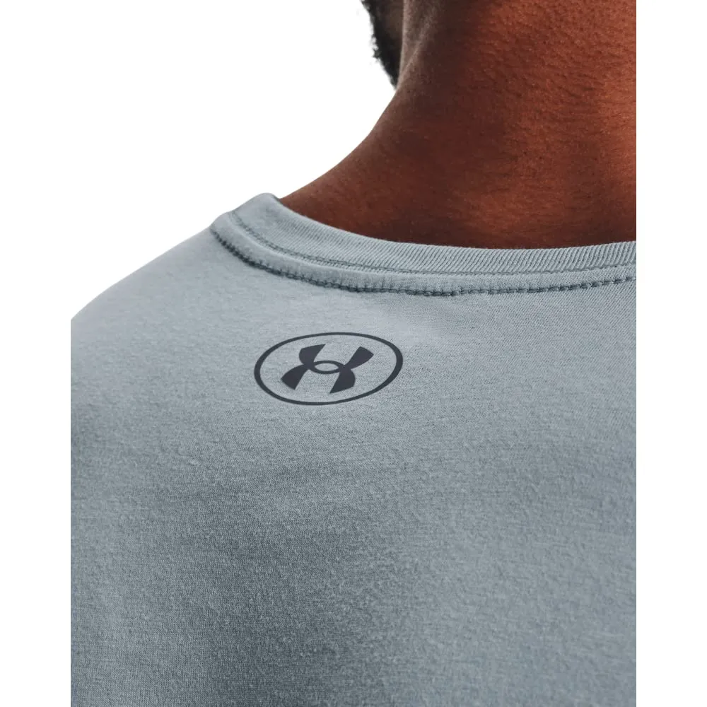 Under Armour Global Foundation T-Shirt Uomo - Blu Porto/Bianco, XS - immagine 6