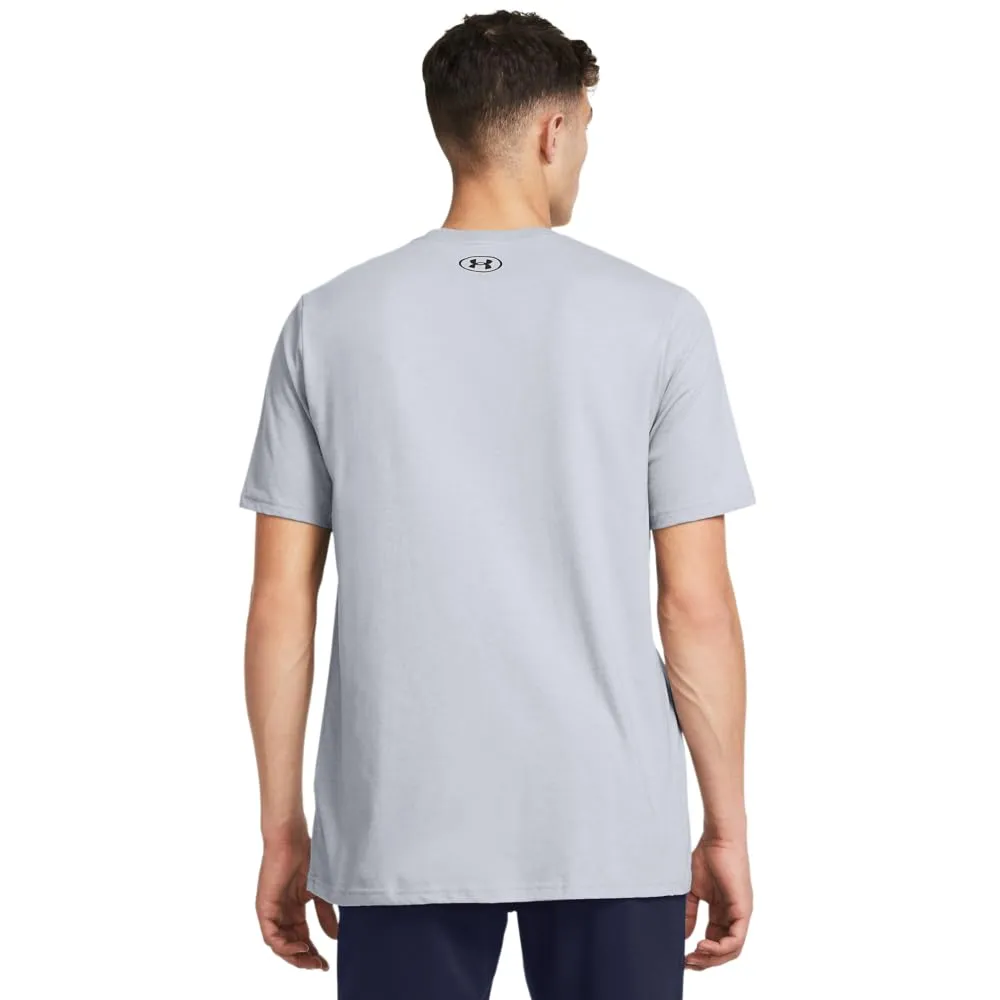 Under Armour Global Foundation Short Sleeve T-Shirt - Medium Grey Erica/Black - XL Tall - immagine 4