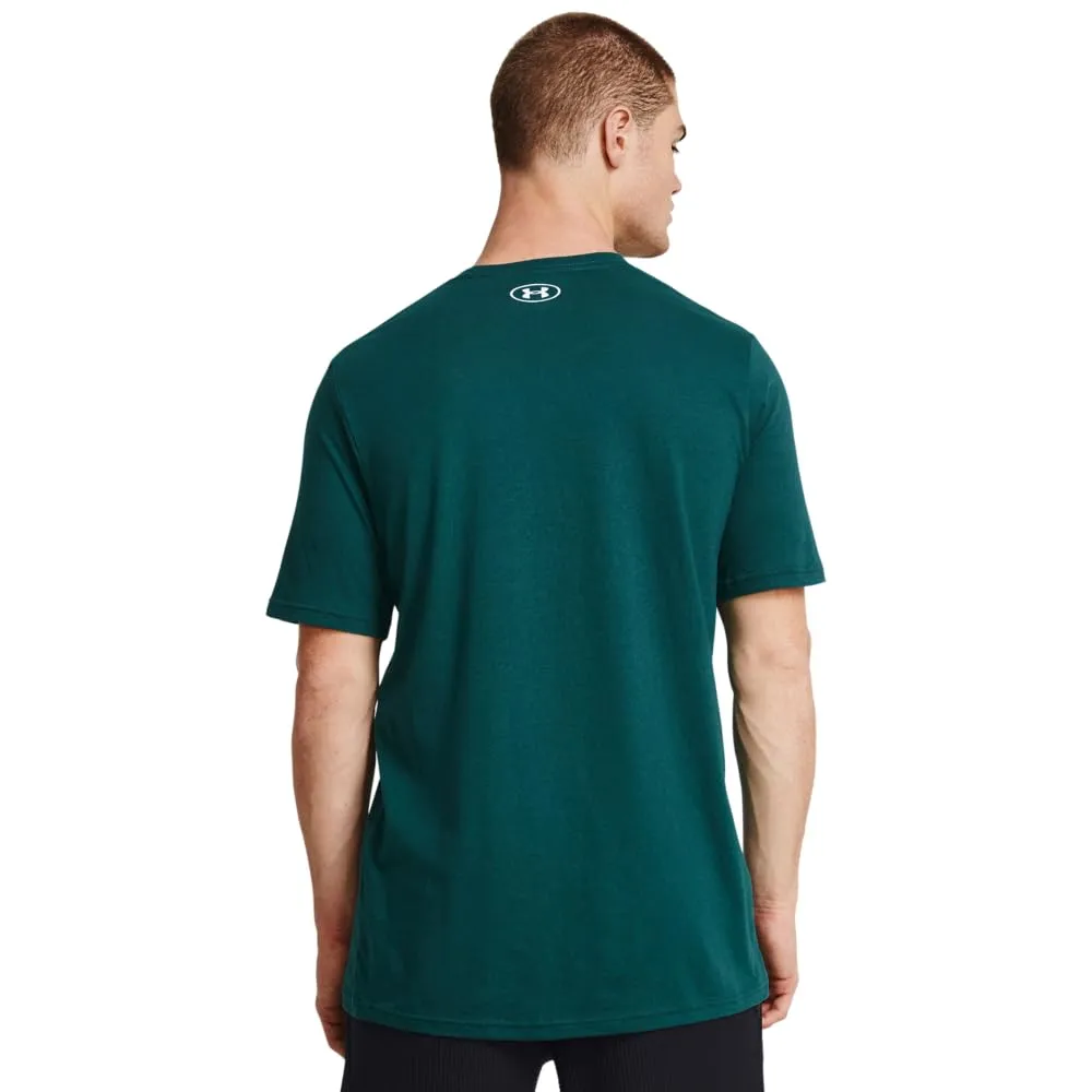 Under Armour GL Foundation Update Shortsleeve - Small - Hydro Teal/Bianco - immagine 2