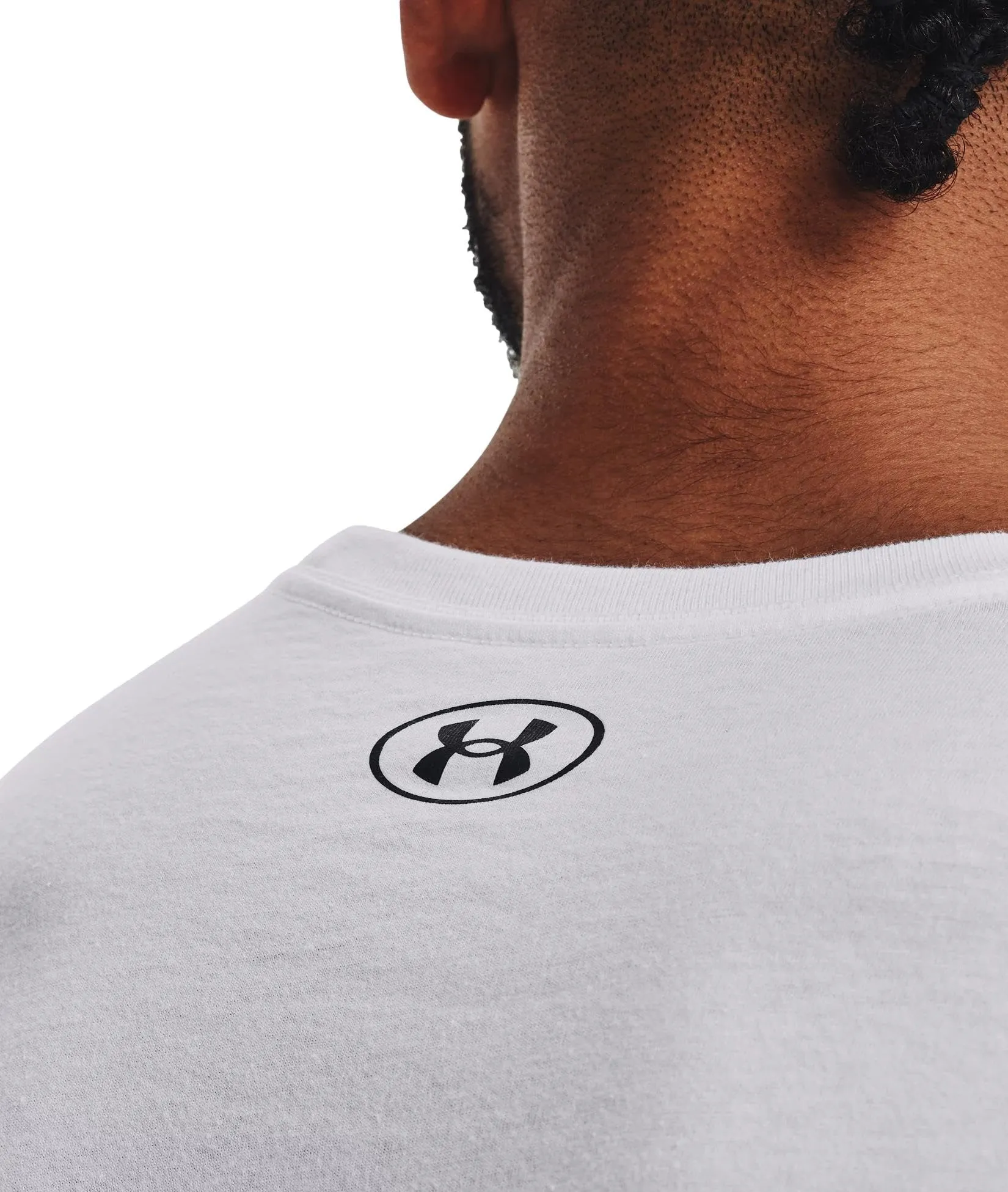 Under Armour Global Foundation Men's Short Sleeve T-Shirt, Bianco Ottico, L - immagine 2