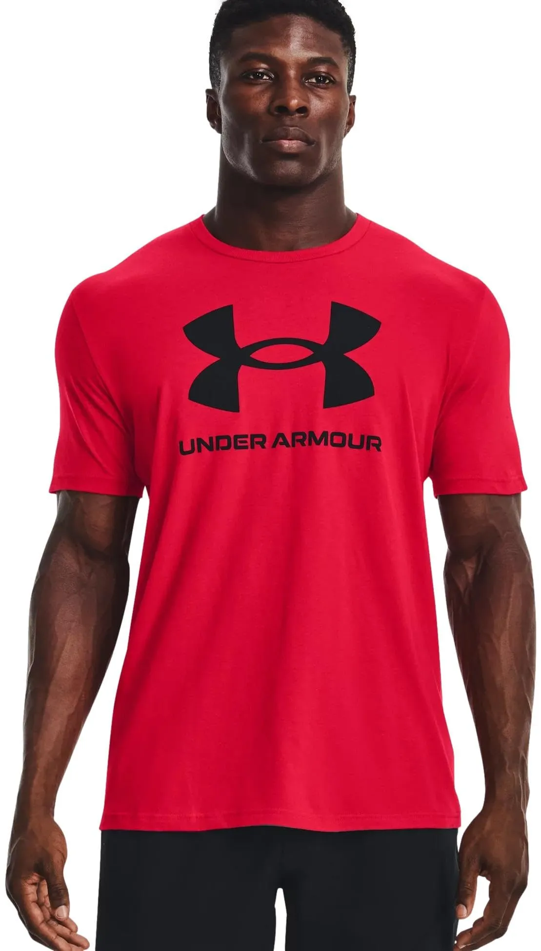 Under Armour Foundation Men's Short Sleeve Cotton T-Shirt, Rosso Attivo, L - immagine 2