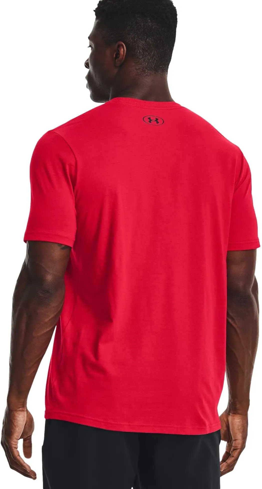 Under Armour Foundation Men's Short Sleeve Cotton T-Shirt, Rosso Attivo, L - immagine 5