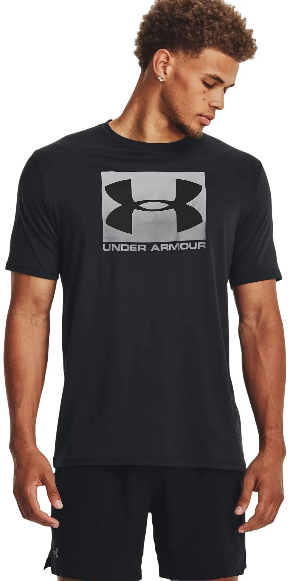 Under Armour Global Foundation Men's Short Sleeve T-Shirt, Verde Marino Od/Nero, XXL - immagine 1