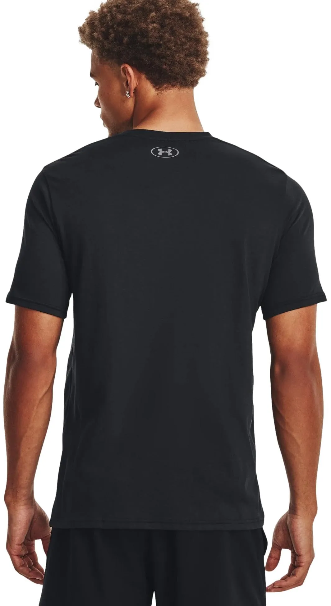 Under Armour Global Foundation Men's Short Sleeve T-Shirt, Verde Marino Od/Nero, XXL - immagine 5