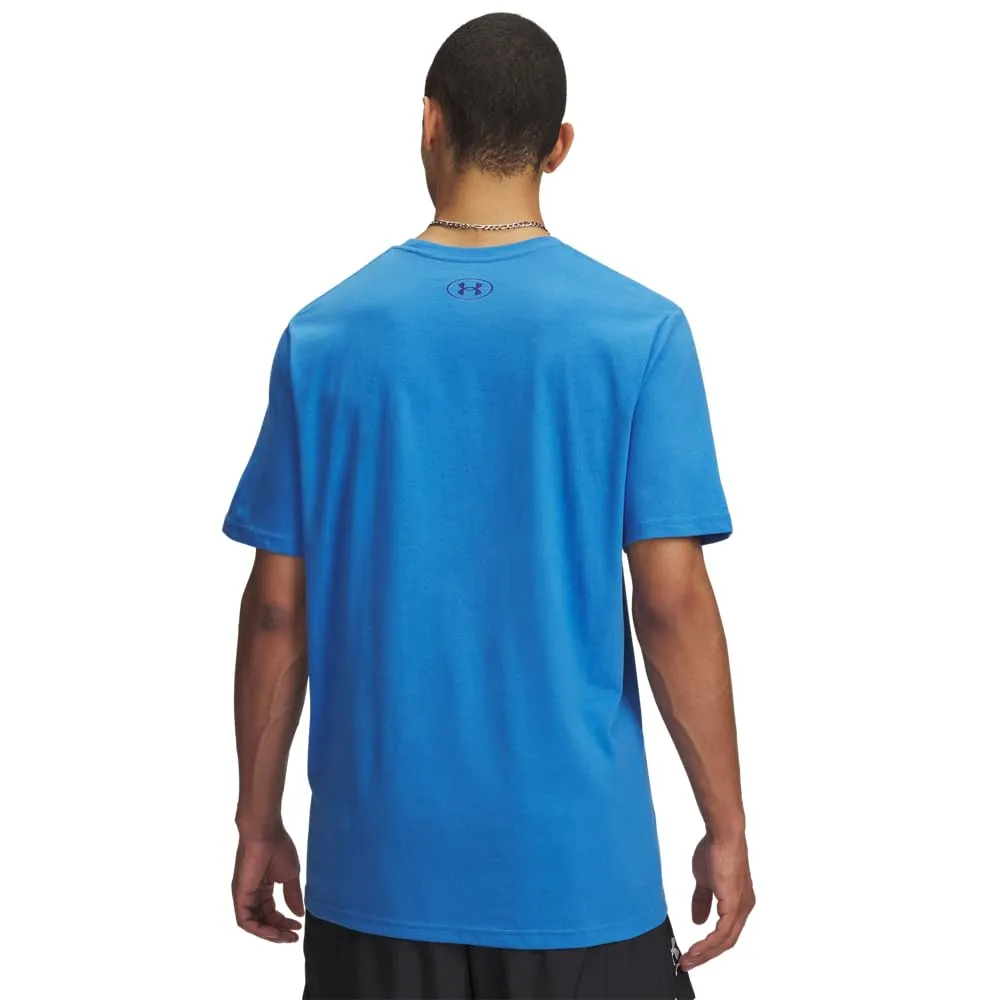 Under Armour UA GL Foundation Update SS - Blu Atlantide/Rosso Racer/Royal - S-M - immagine 2