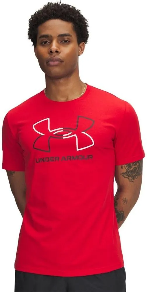 Under Armour Global Foundation Men's Short Sleeve T-Shirt - Rosso/Bianco/Nero, 5XL - immagine 1
