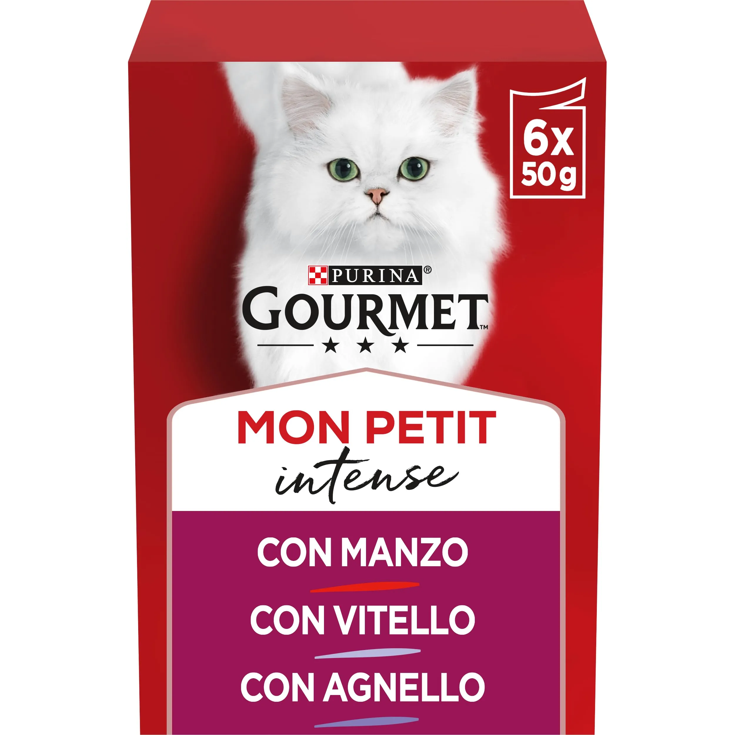 Gourmet Mon Petit Cibo Umido per Gatti Adulti, 48 Bustine da 50 g - immagine 1
