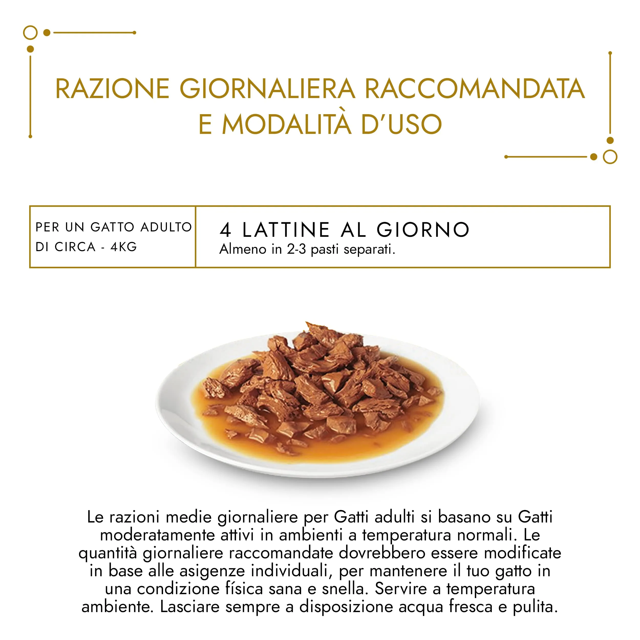 Gourmet Gold Delizie in Salsa Cibo Umido per Gatti Adulti Filettini con Manzo, 24 Lattine da 85g - immagine 6