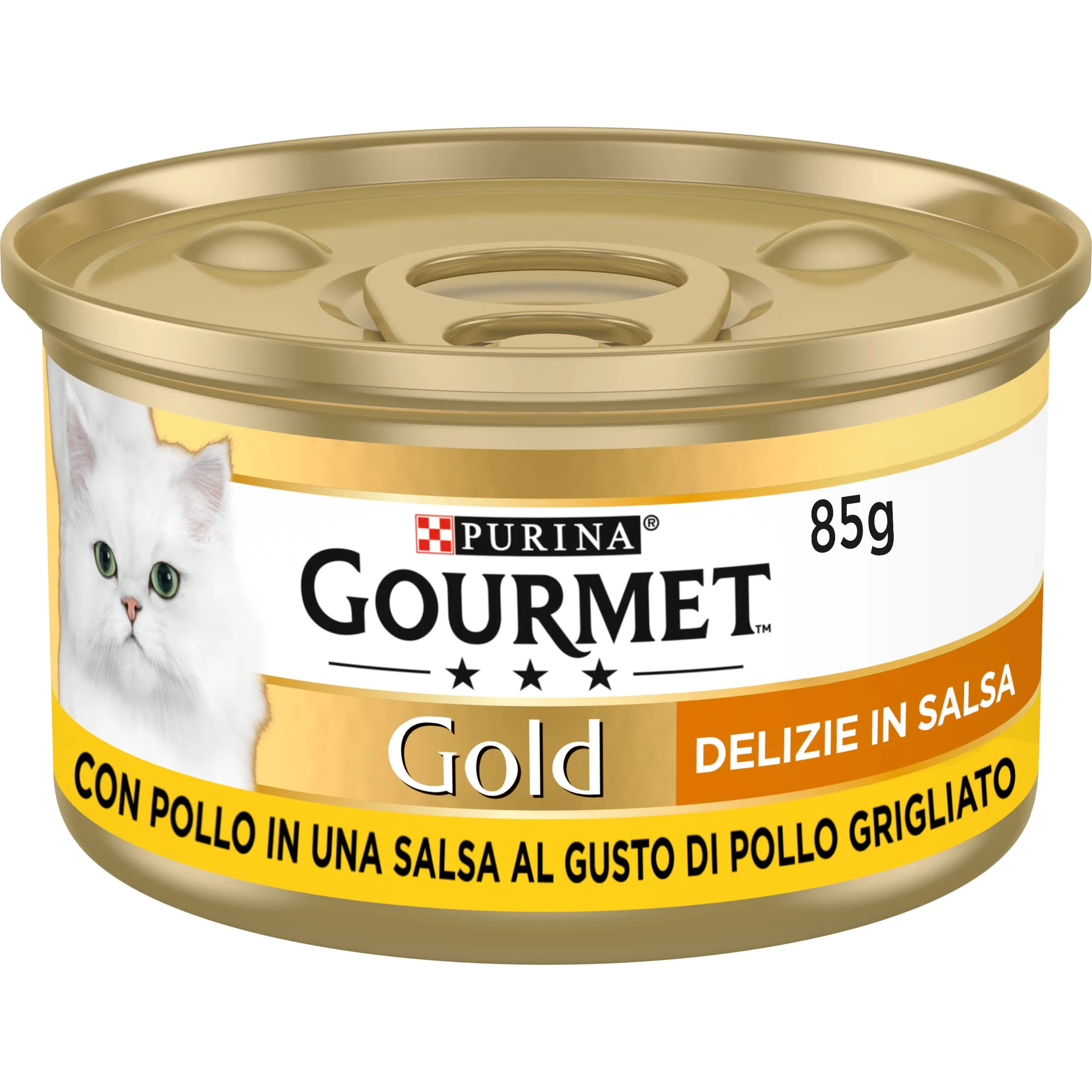 Gourmet Gold Cibo Umido per Gatti Adulti Delizie in Salsa, 24 Lattine da 85g - immagine 2